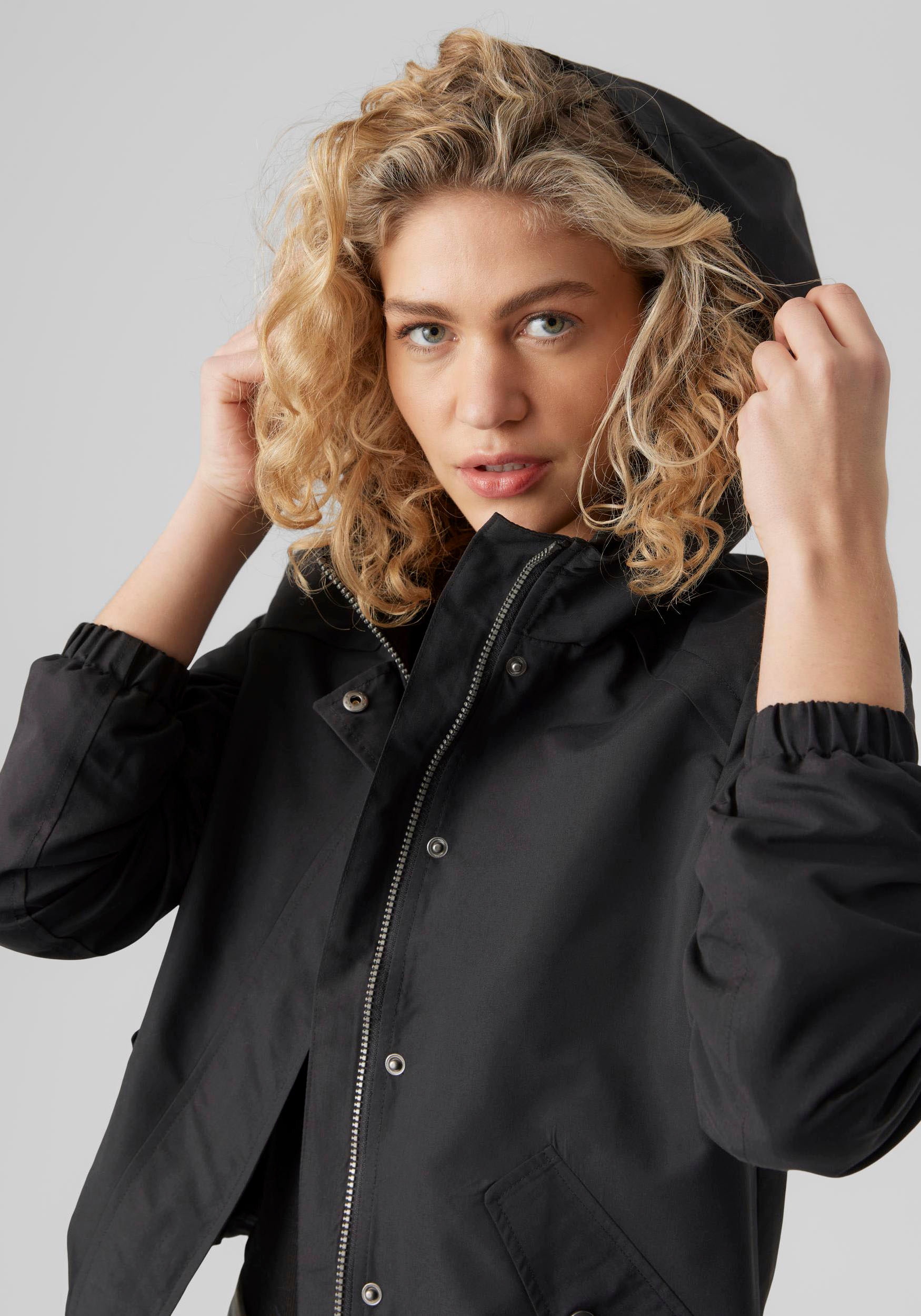 Image of Vero Moda Parka "VMZOA SHORT PARKA NOOS" mit Kapuze Kunstfaser
