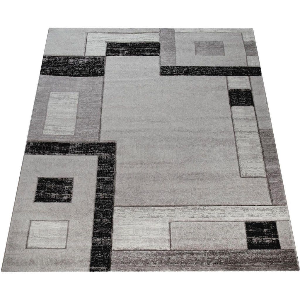 Paco Home Teppich »Florenz«, rechteckig, modernes 3D-Design, ideal im Wohnzimmer & Schlafzimmer