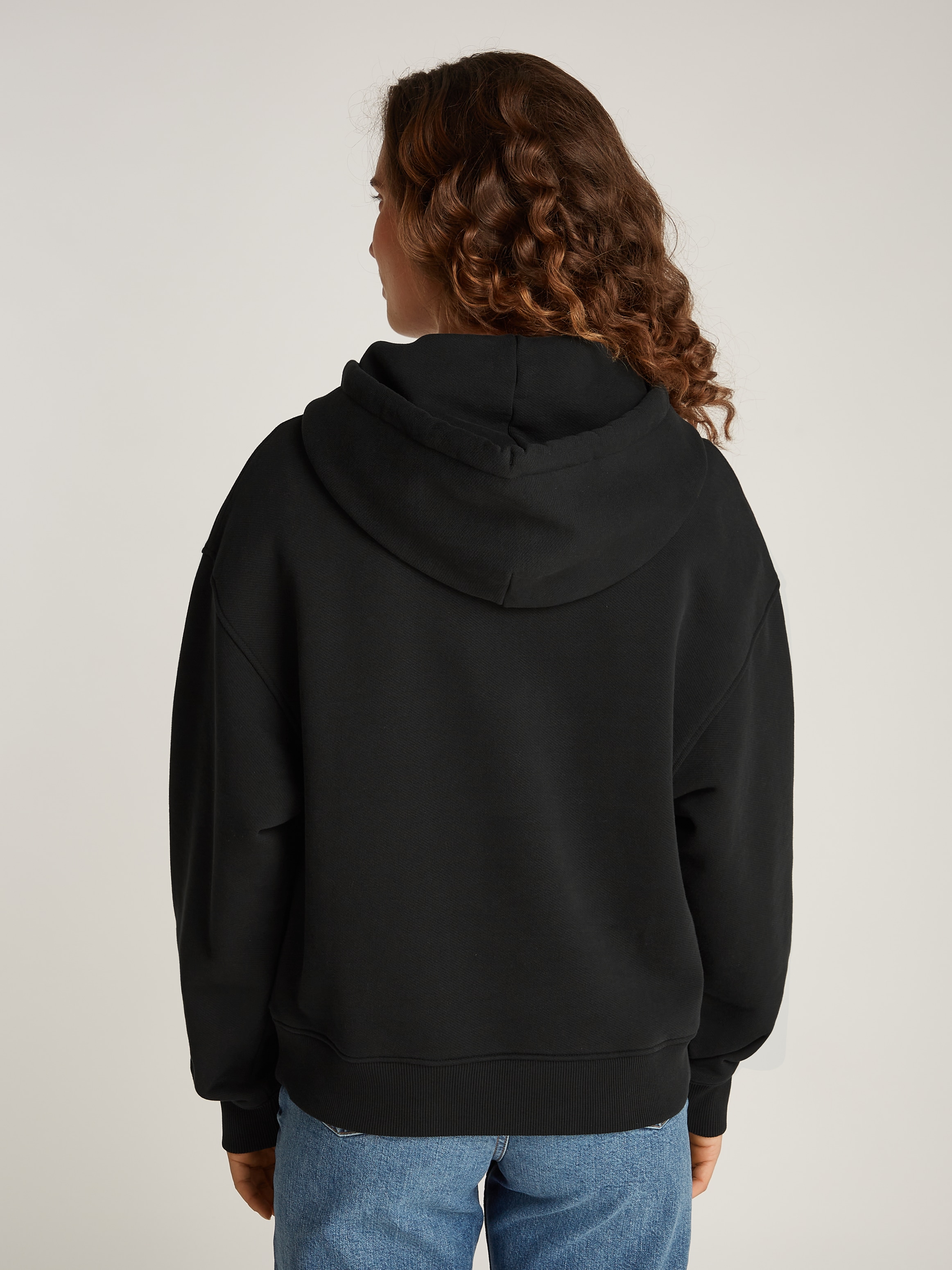 Tommy Jeans Curve Kapuzensweatshirt »TJW BXY BADGE HOODIE EXT«, in Grossen Grössen, Kapuze, Badge