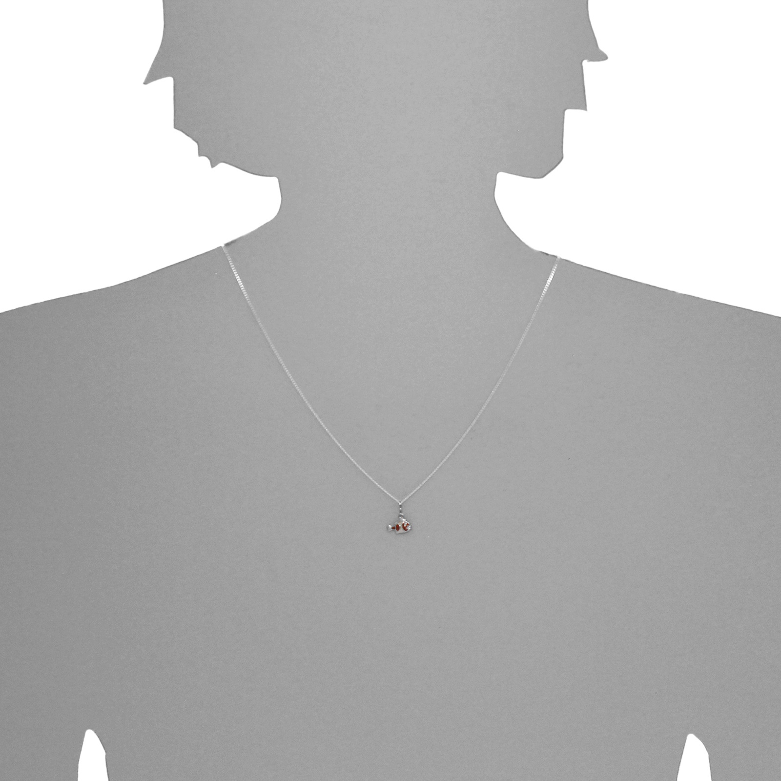 OSTSEE-SCHMUCK Kette mit Anhänger »Ostsee-Schmuck Kette mit Anhänger kleiner Fisch«