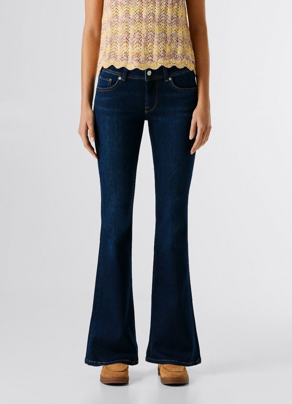 Image of Pepe Jeans Bootcut-Jeans "FLARE LW PIMLICO" mit niedriger Leibhöhe, 5-Pocket-Stil