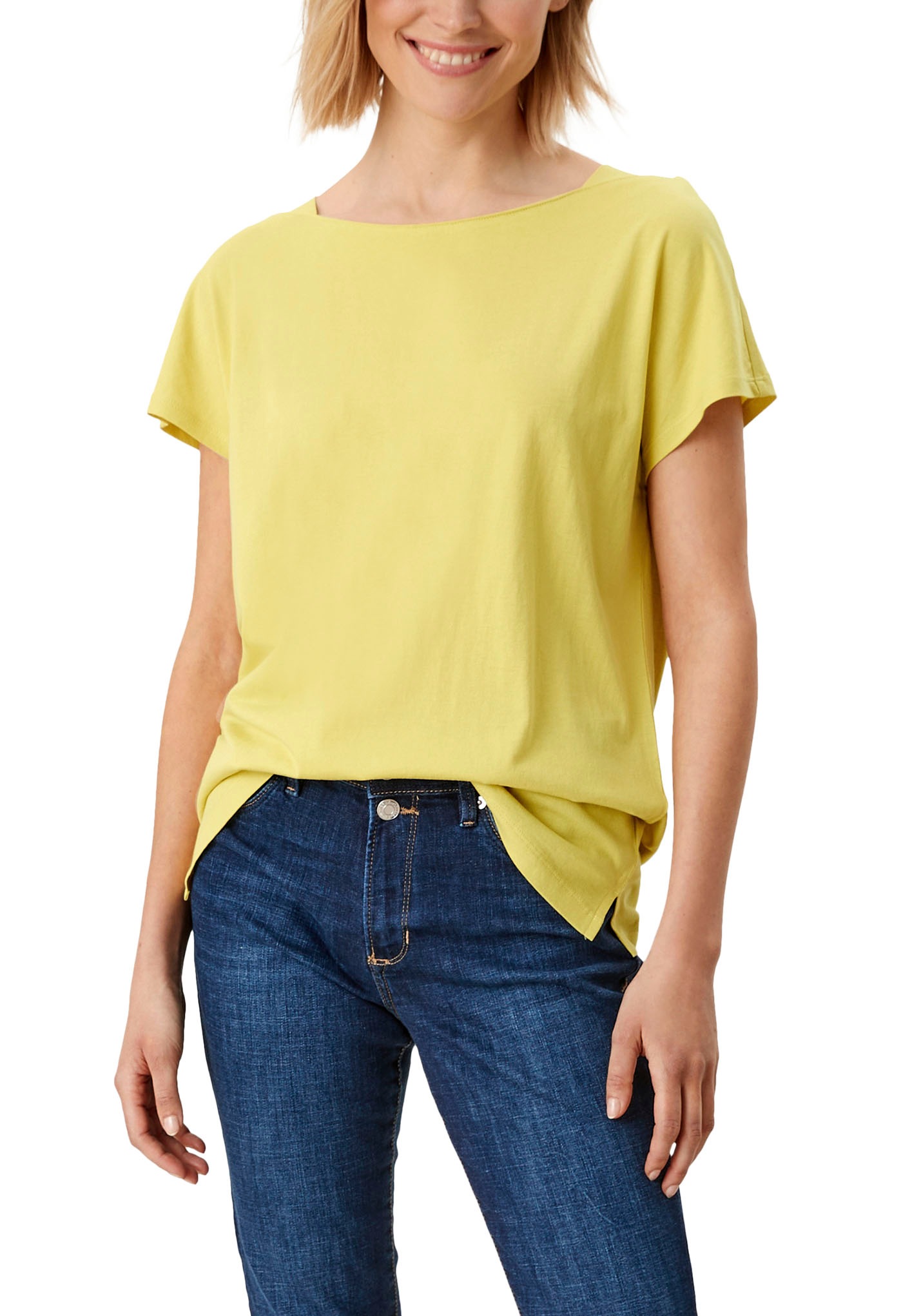 Image of s.Oliver Kurzarmshirt, mit überschnittenen Schultern bei Ackermann Versand Schweiz