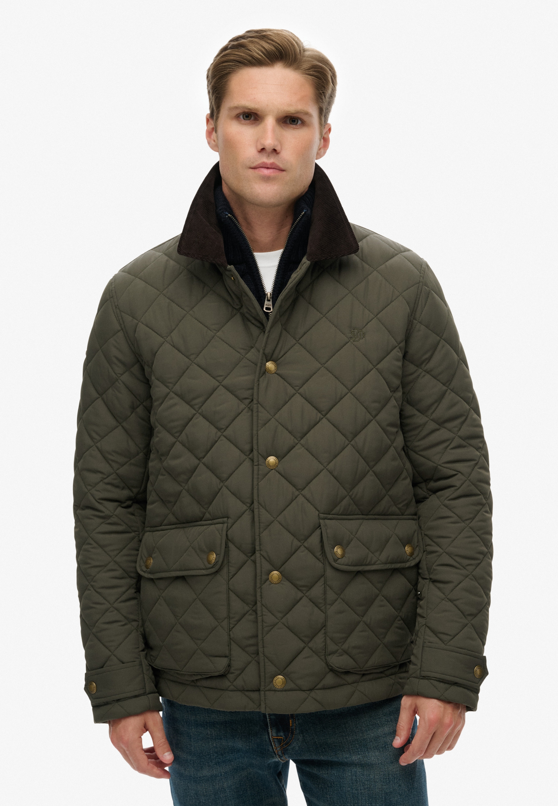 Superdry Veste matelassée »QUILTED ESTATE COACH JACKET« fibre synthétique, coupe régulière