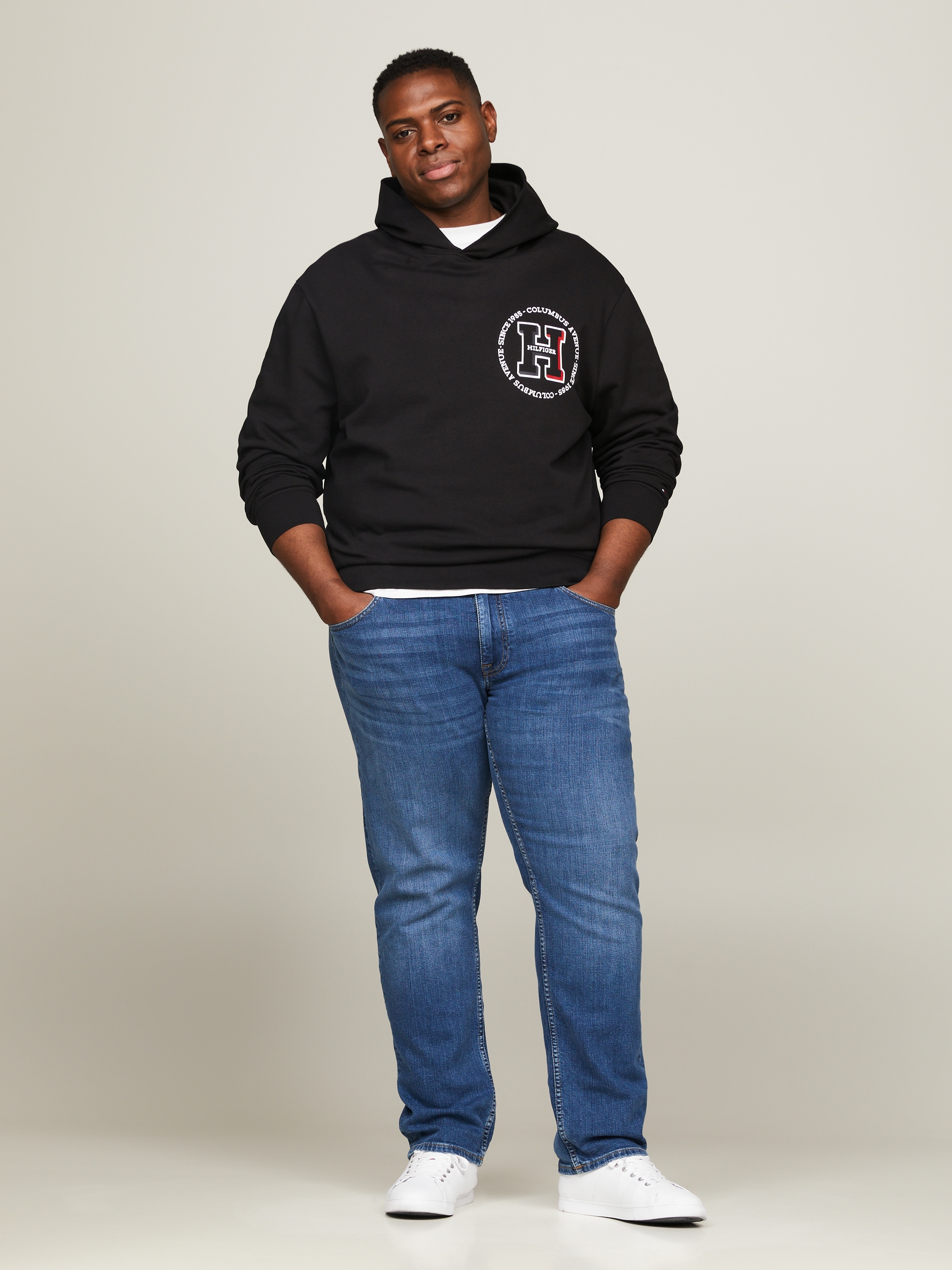 Tommy Hilfiger Big & Tall Hoodie »BT-HILFIGER H ROUNDEL HOODY-B«, Grosse Grössen