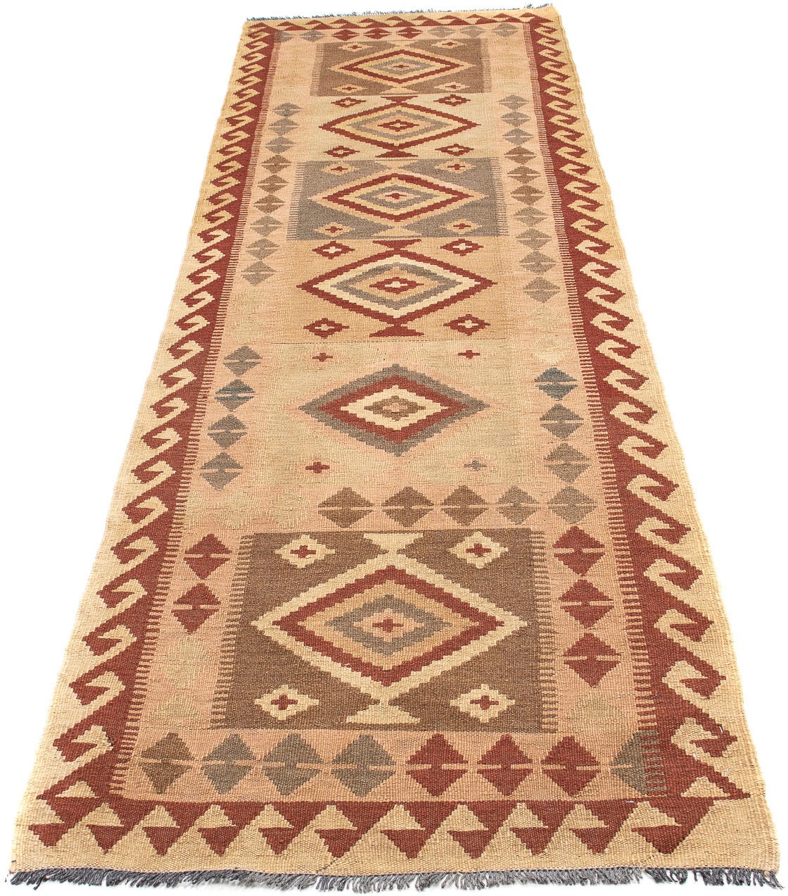 Image of morgenland Läufer »Kelim Maimene Medaillon 297 x 79 cm«, rechteckig, 0,5 mm Höhe, Wendeteppich bei Ackermann Versand Schweiz