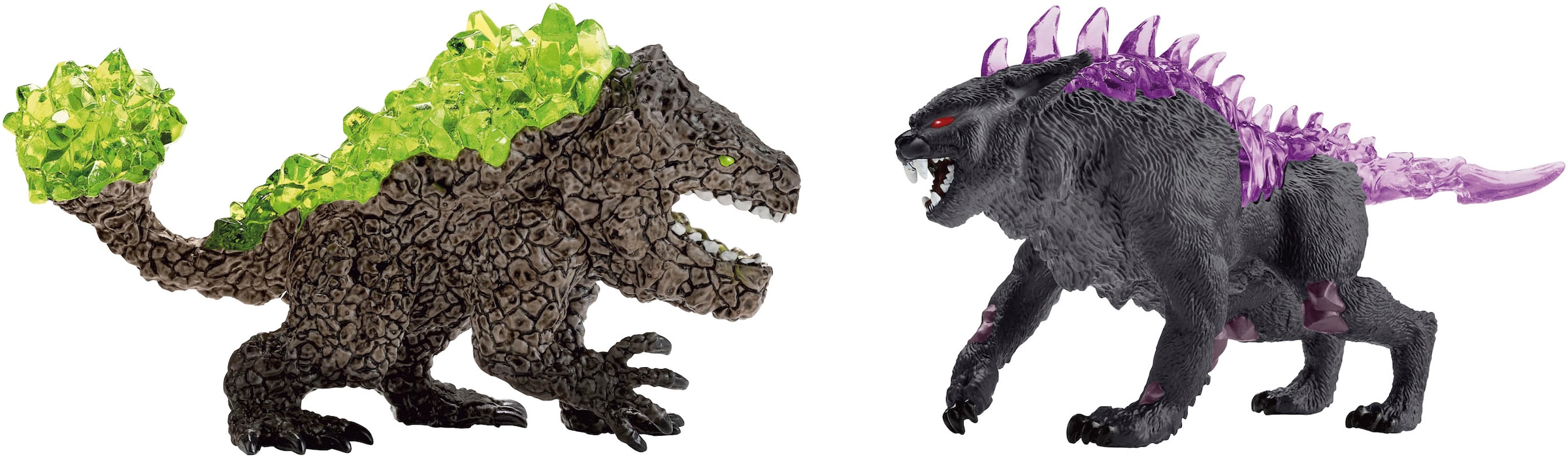 Schleich® Personnage de jeu »ELDRADOR® CREATURES, Schattenluchs vs. Felsbrecher (70827)«