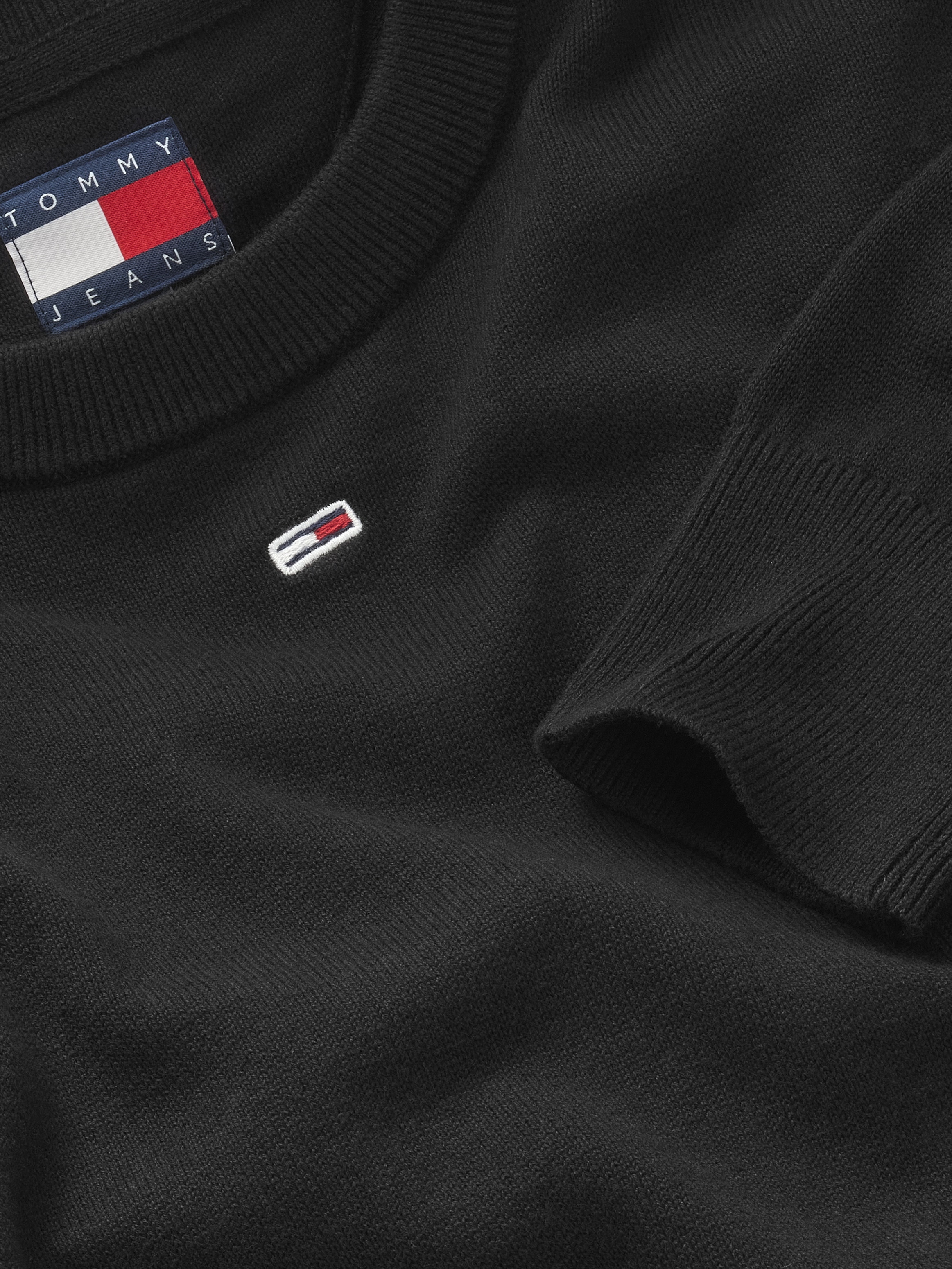 Tommy Jeans Curve Rundhalspullover »TJW ESSENTIAL CREW SWEATER EXT«, in Grossen Grössen, Rundhals