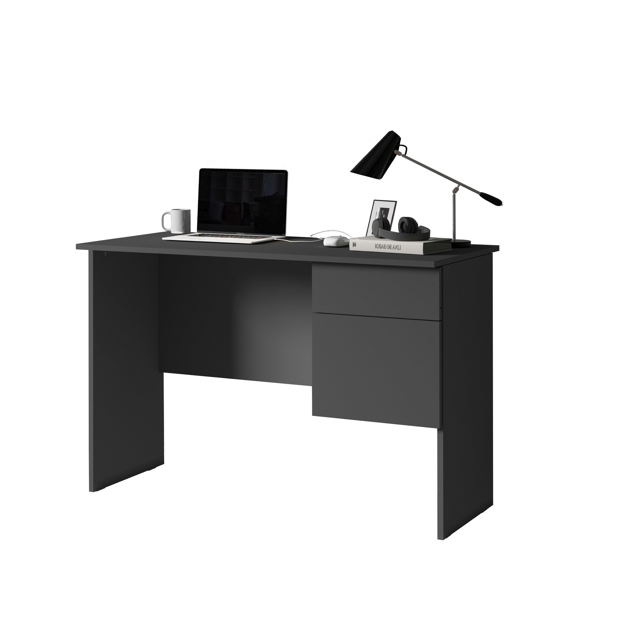 Image of Home affaire Schreibtisch "Essential, Schreibtisch, kleiner Computertisch, Bürotisch für Büro" 1 Stk. tlg. mit 1 Tür,1 Schublade, Arbeitsplatte Breite 110 cm