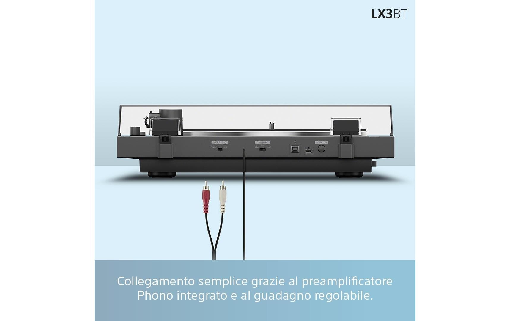 Sony Plattenspieler »PS-LX3BT«