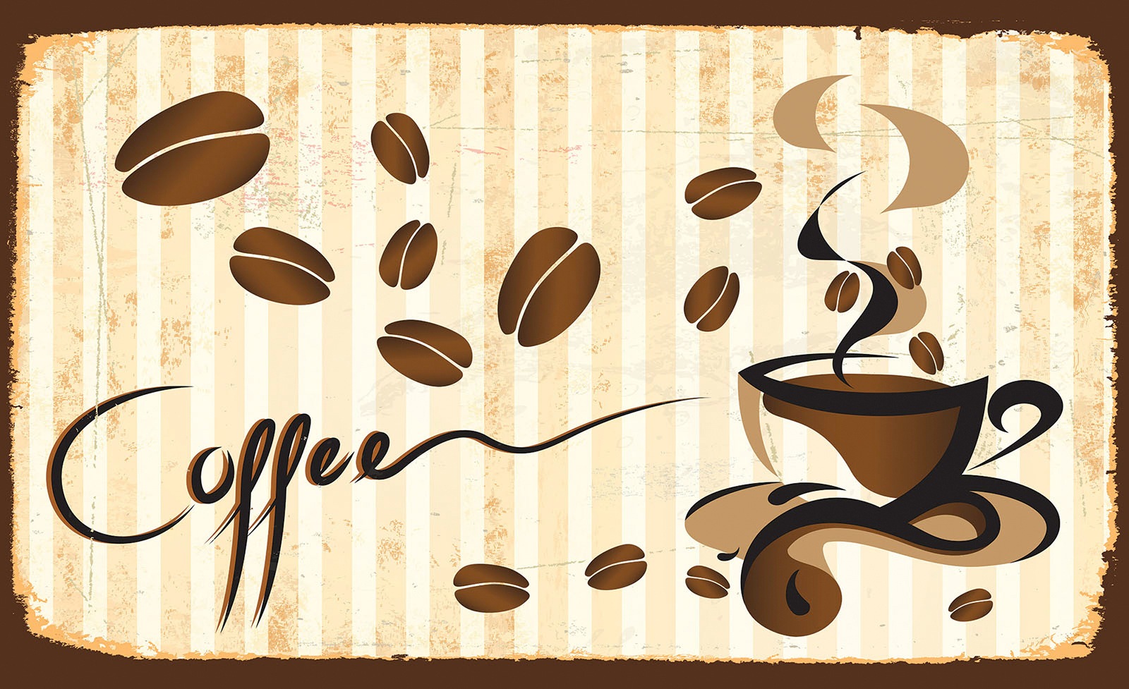 Image of Consalnet Vliestapete »Tassee Kaffee«, verschiedene Motivgrössen, für das Büro oder Wohnzimmer bei Ackermann Versand Schweiz