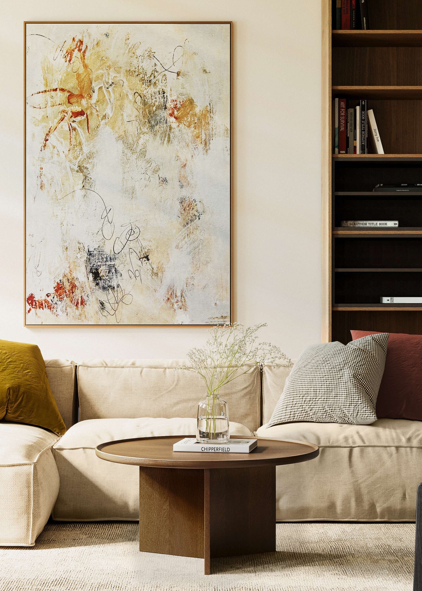 Woodman Table basse »Cala« 83/83/42 cm,  Breite 83 cm, rund, Tischplatte aus massiver Eiche, FSC® zertifiziert