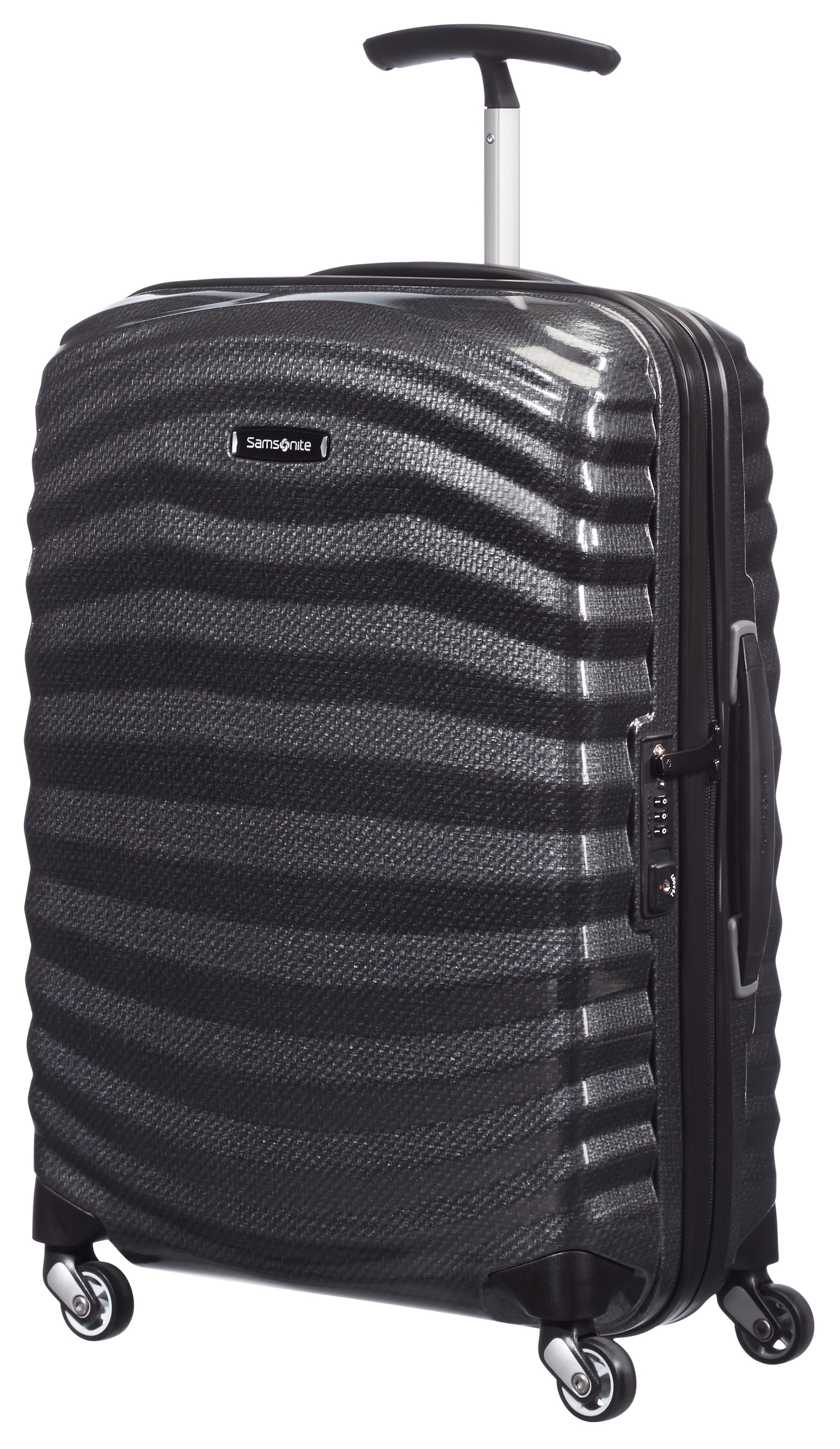 Samsonite Trolley à coque dure »LITE-SHOCK, verschiedene Grössen« 36 litre 4 Rollen Reisekoffer Trolley Aufgabegepäck TSA-Zahlenschloss Made in Europe