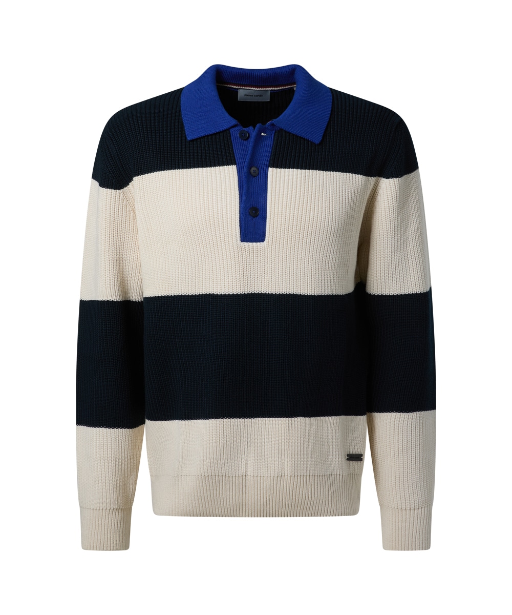 Image of Pierre Cardin Strickpullover mit Polokragen