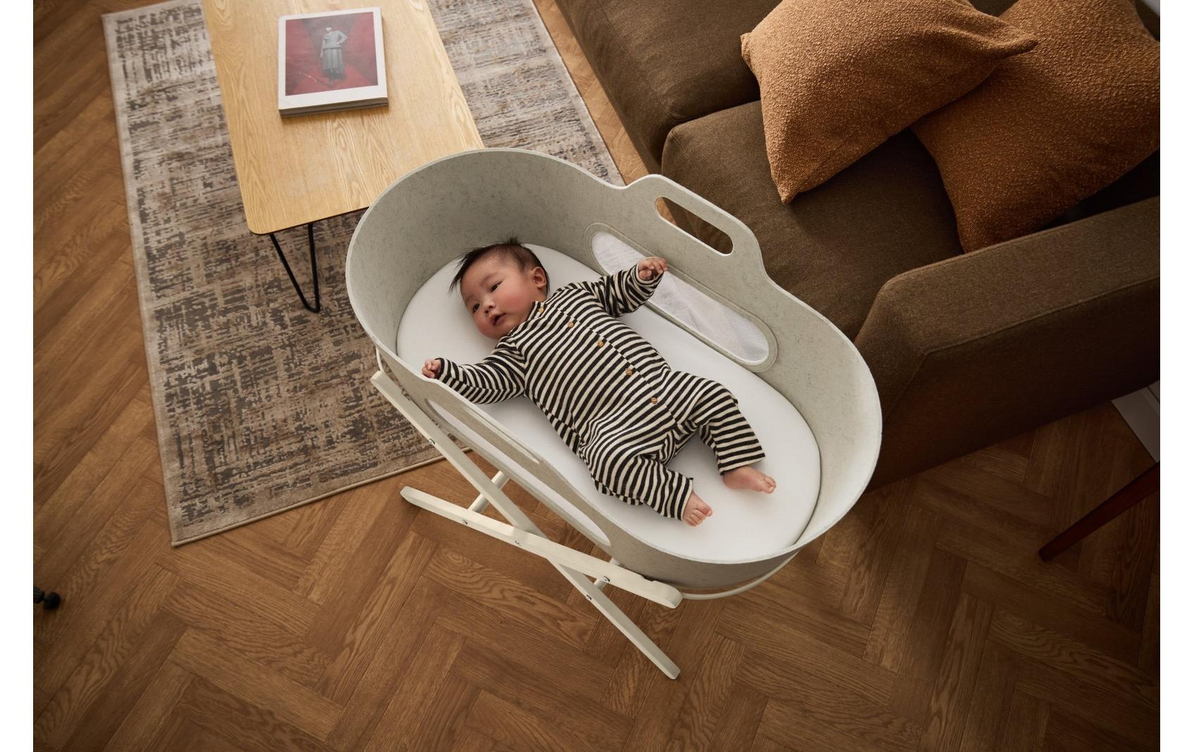   Babybett »Snüz Baskit Moseskorb & Ständer Set«