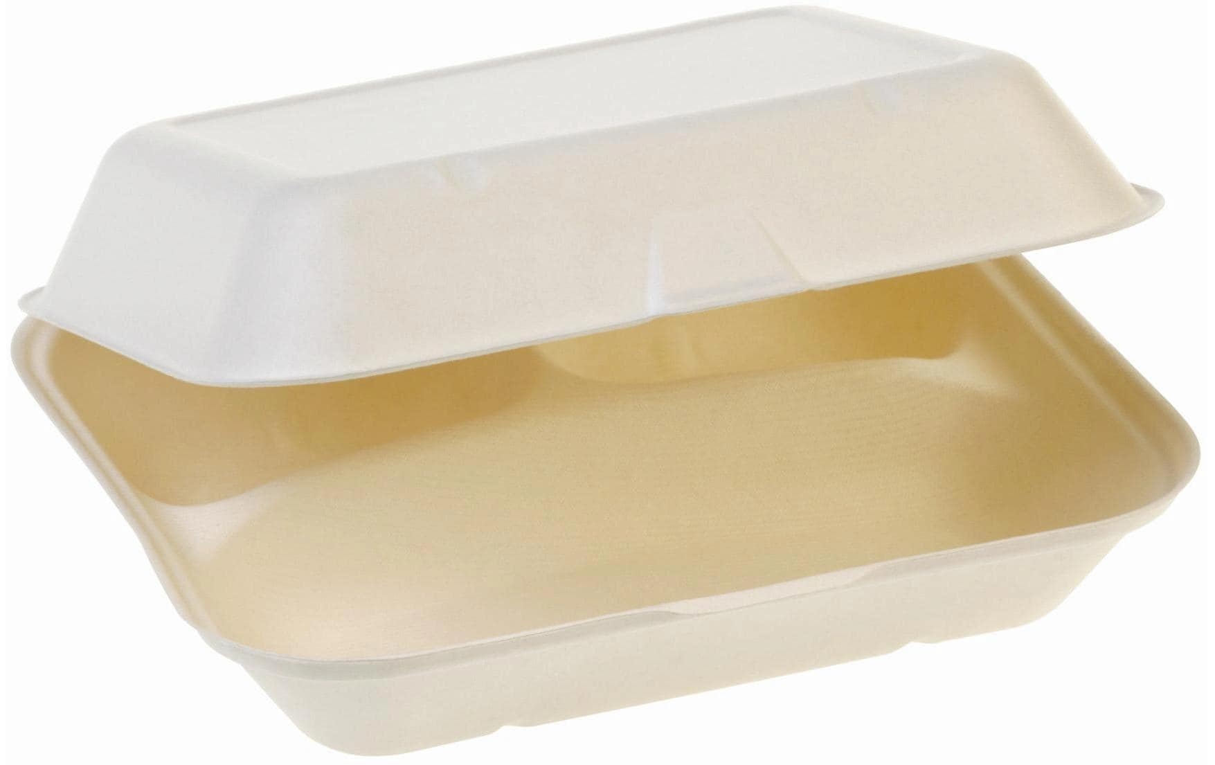 Image of ELCO Einwegteller "Food Box 3-teilig, 23,5 x 19,5 x 7,5 cm 50 Stück"