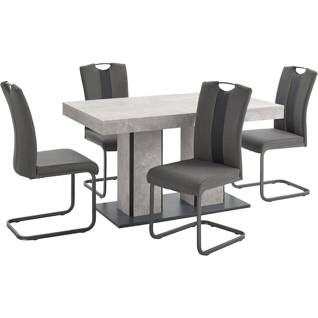 HELA Essgruppe »ROSE«, (Set, 5 tlg.), bestehend aus einem Tisch 140-180 cm  und 4 Stühlen acheter confortablement