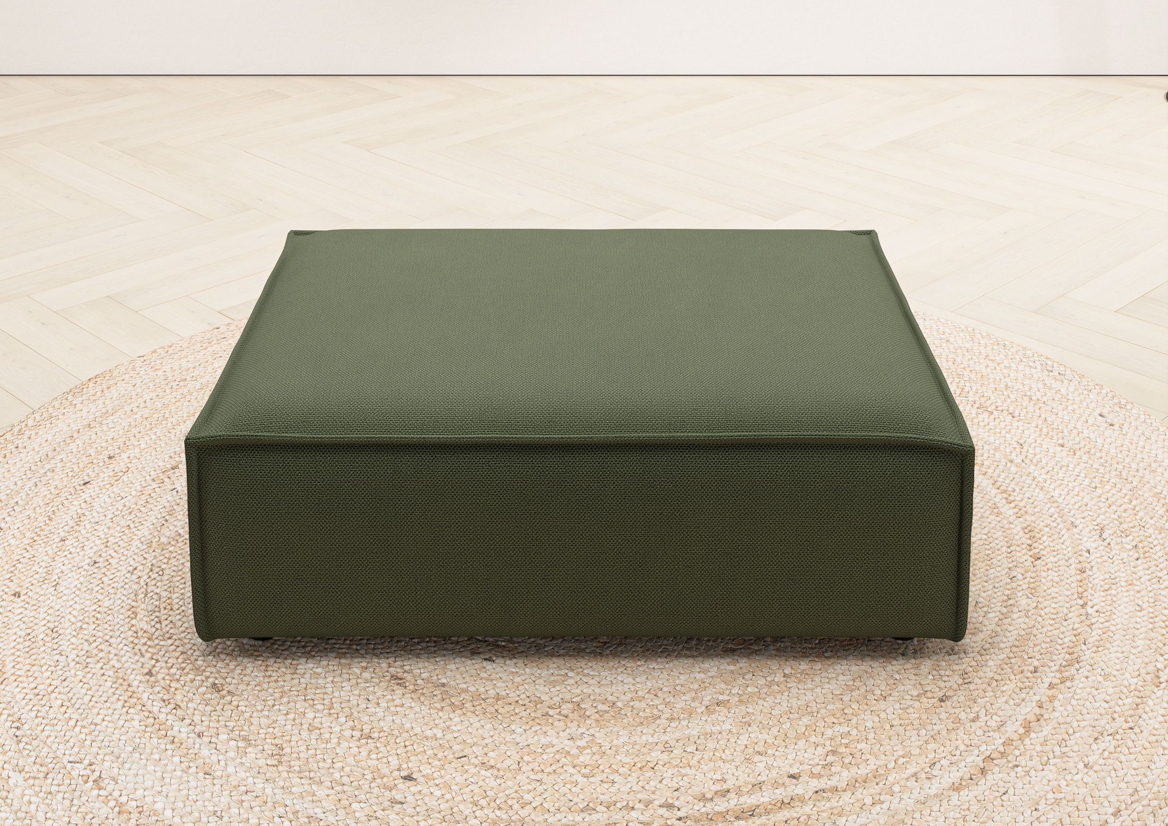 Image of Home affaire Polsterhocker "Watertown, XXL Hockerbank passend zum Sofa - ideal als Beistellmodul" erweiterbare Hockerbank mit weicher Polsterung, Japandi Design