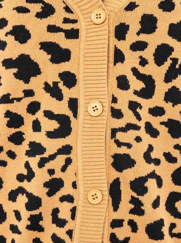 Zwillingsherz Pull en tricot »"Classic Leo"« Animal-Muster