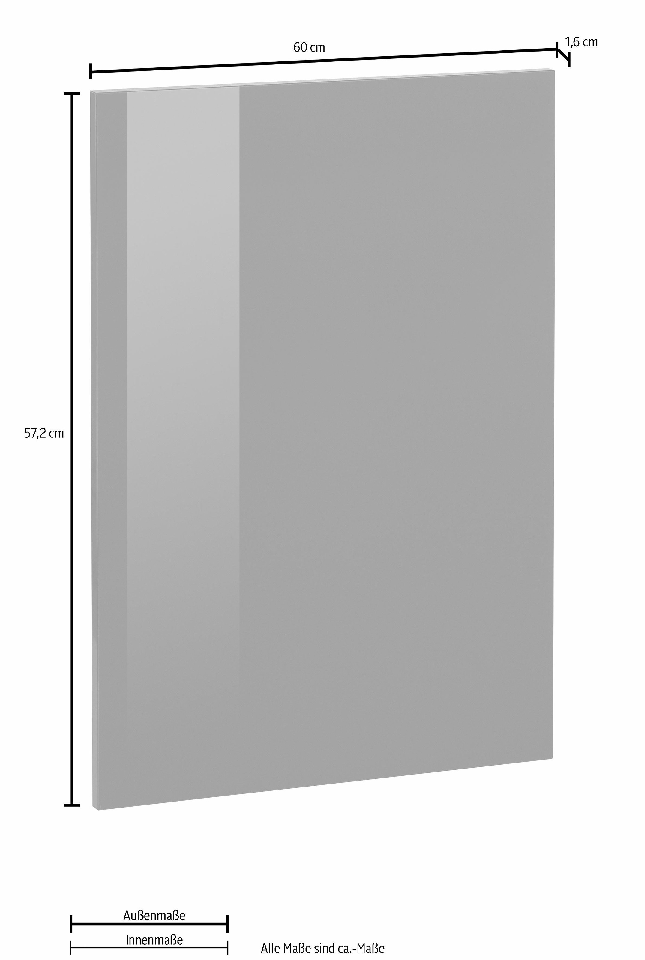 OPTIFIT Frontblende »Bern«, für teilintegrierbaren Einbaugeschirrspüler, Höhe 57,2 cm