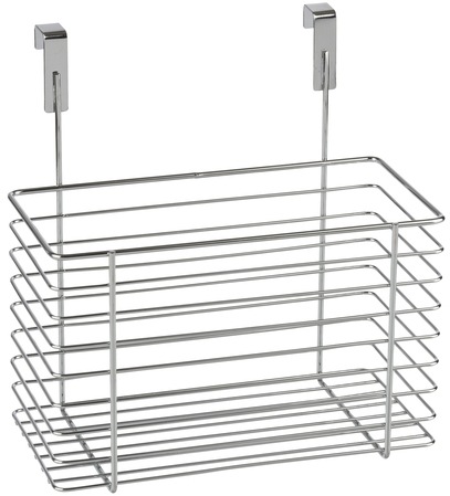 Image of WENKO Einhängekorb, chrombeschichtetes Metall, ideal für hohe Utensilien bei Ackermann Versand Schweiz