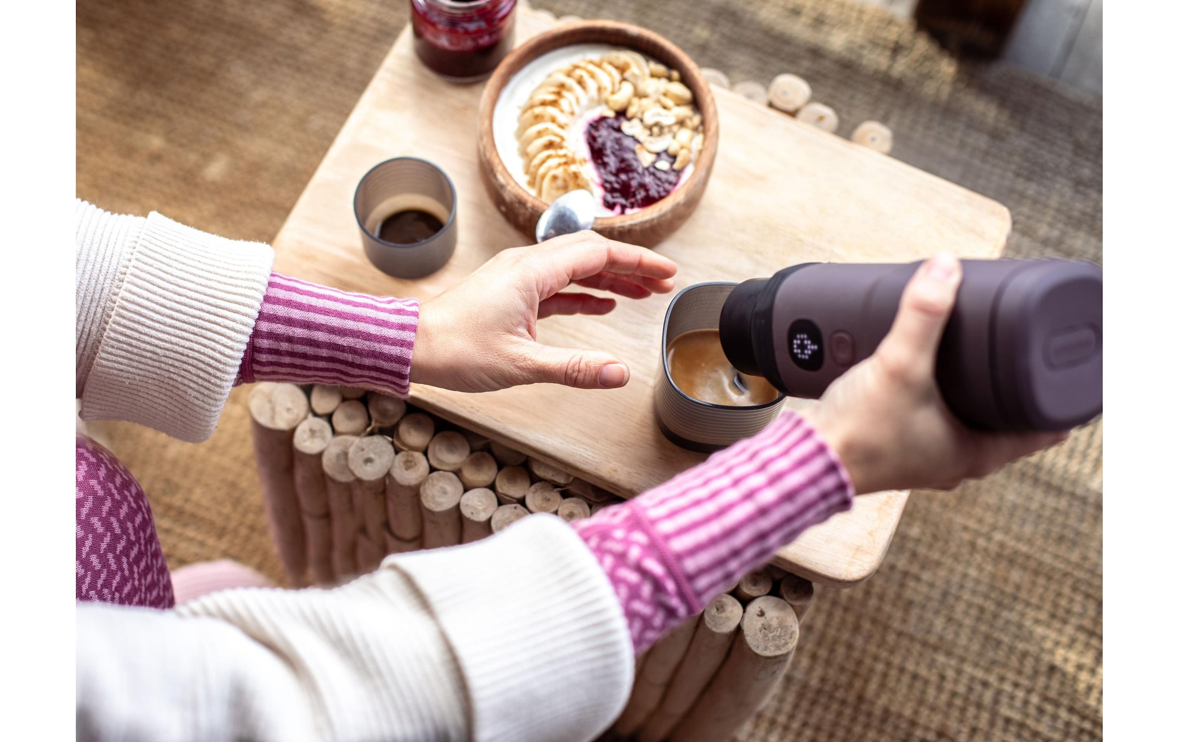 Wacaco Machine à café de voyage »Pixapresso Nespresso Kapseln« Material: Edelstahl, Silikon