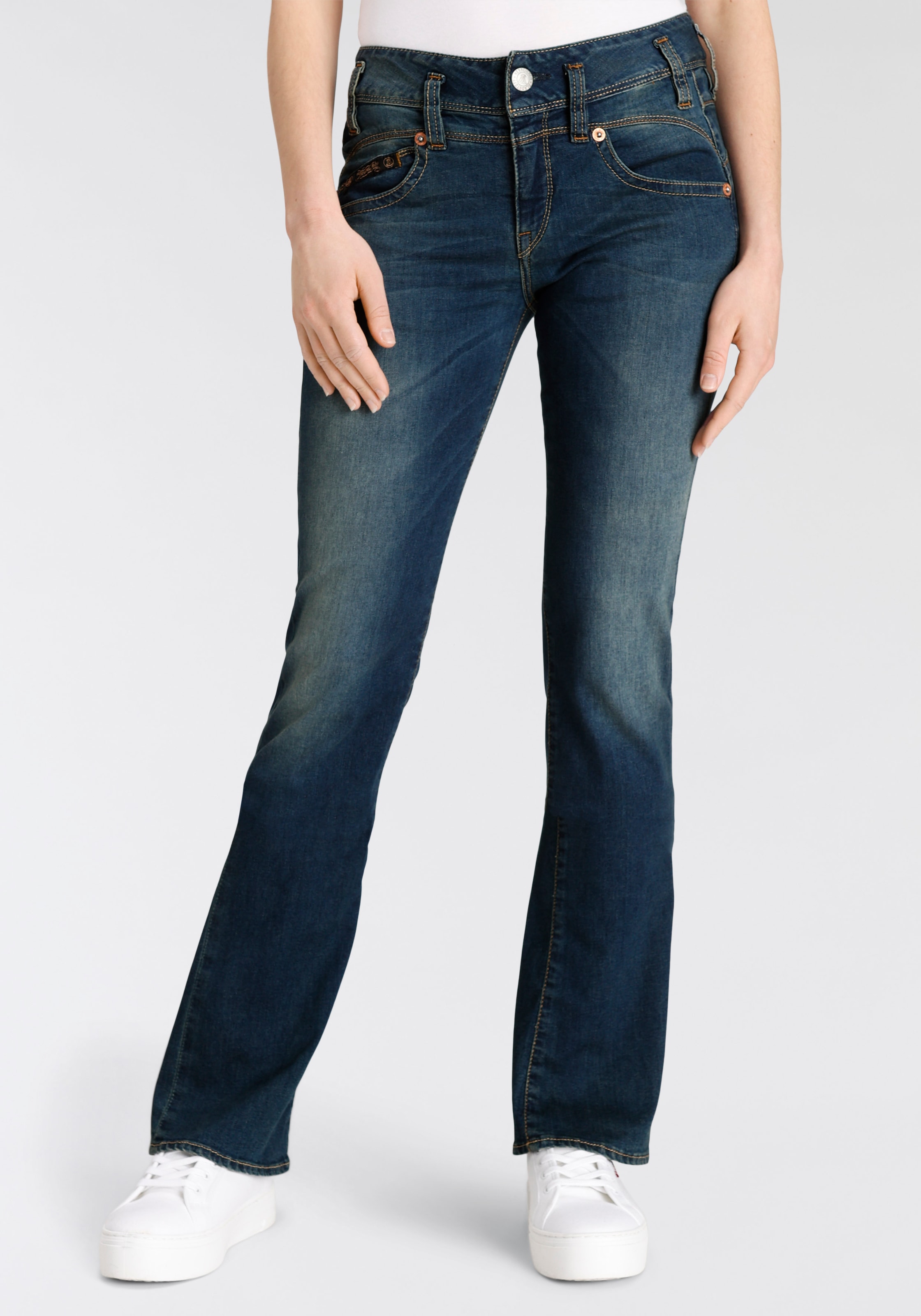 Bootcut-Jeans »Jeans Pearl Boot Organic Denim«, Bootjeans