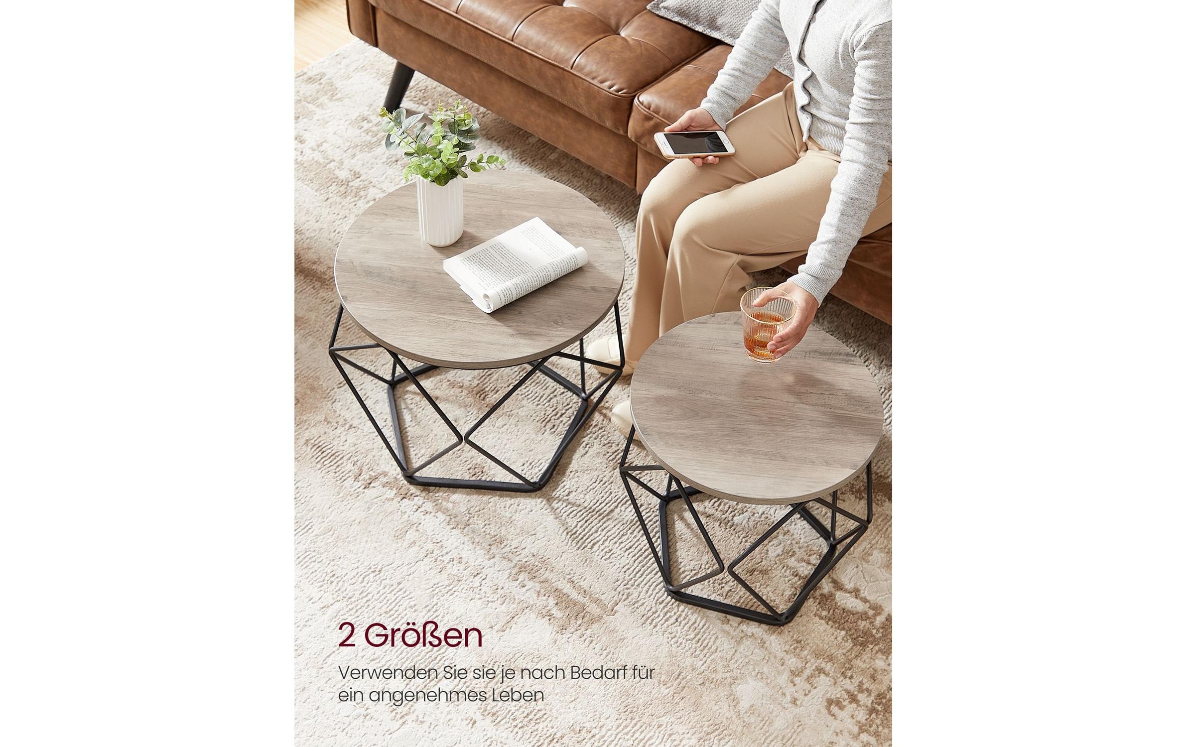 VASAGLE Couchtisch »50 x 40.6 cm 2er Set«