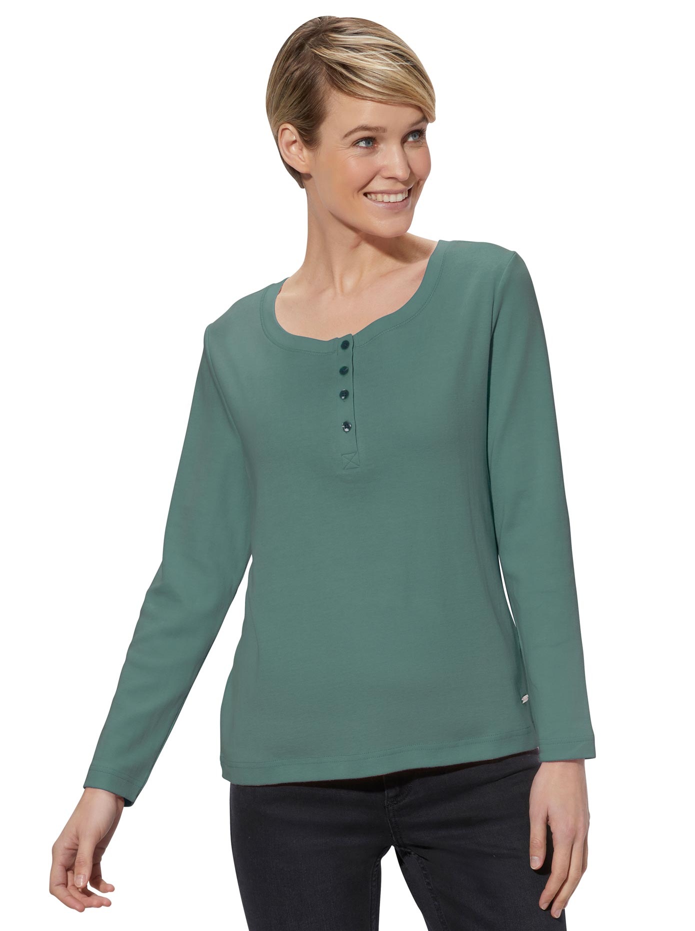 Image of Casual Looks Rundhalsshirt »Rundhals-Shirt«, (1 tlg.) bei Ackermann Versand Schweiz