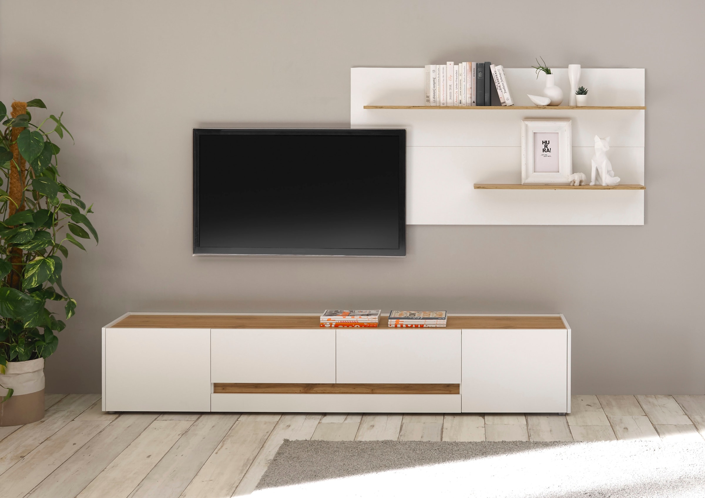 Image of Home affaire Wohnwand "City/Giron, moderne Anbauwand, Komplettset in vielen Farben verfügbar" Set, 2 Stk. tlg.