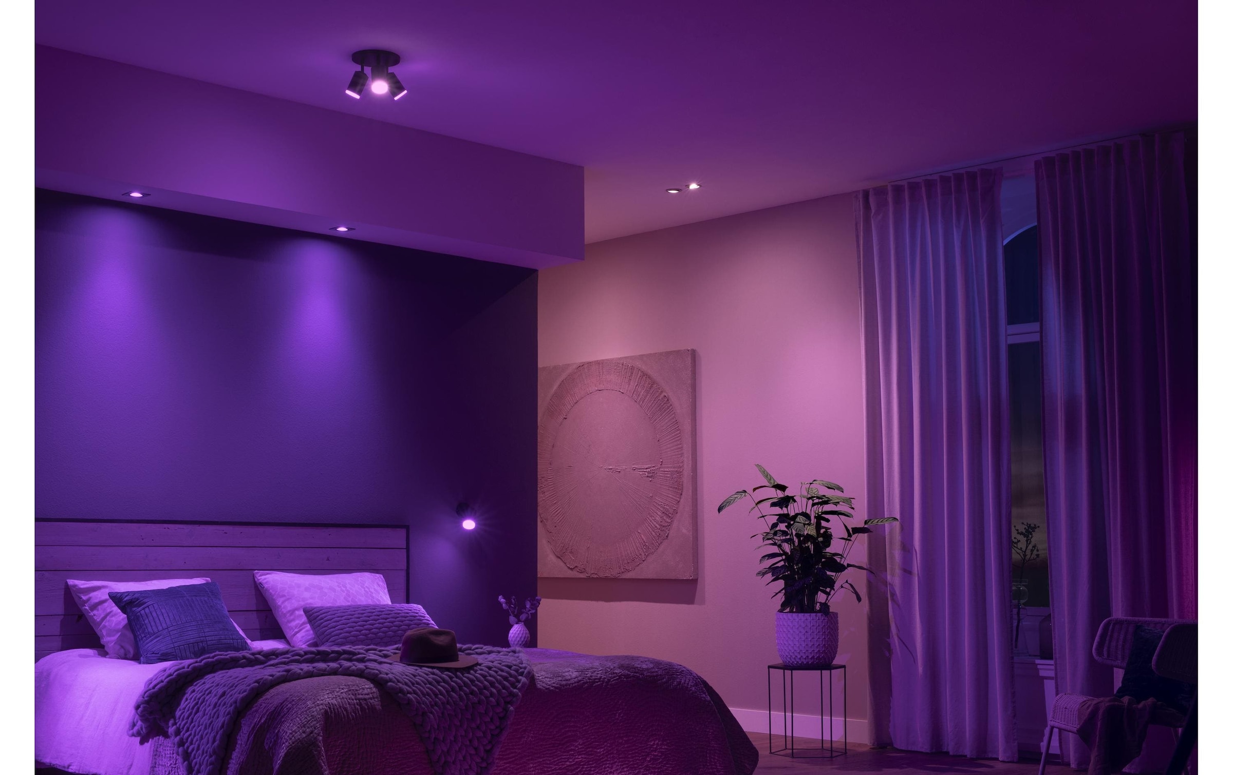 Philips Hue LED Deckenleuchte »Fugato 1er-Spot«, Leuchtmittel GU10 | LED wechselbar