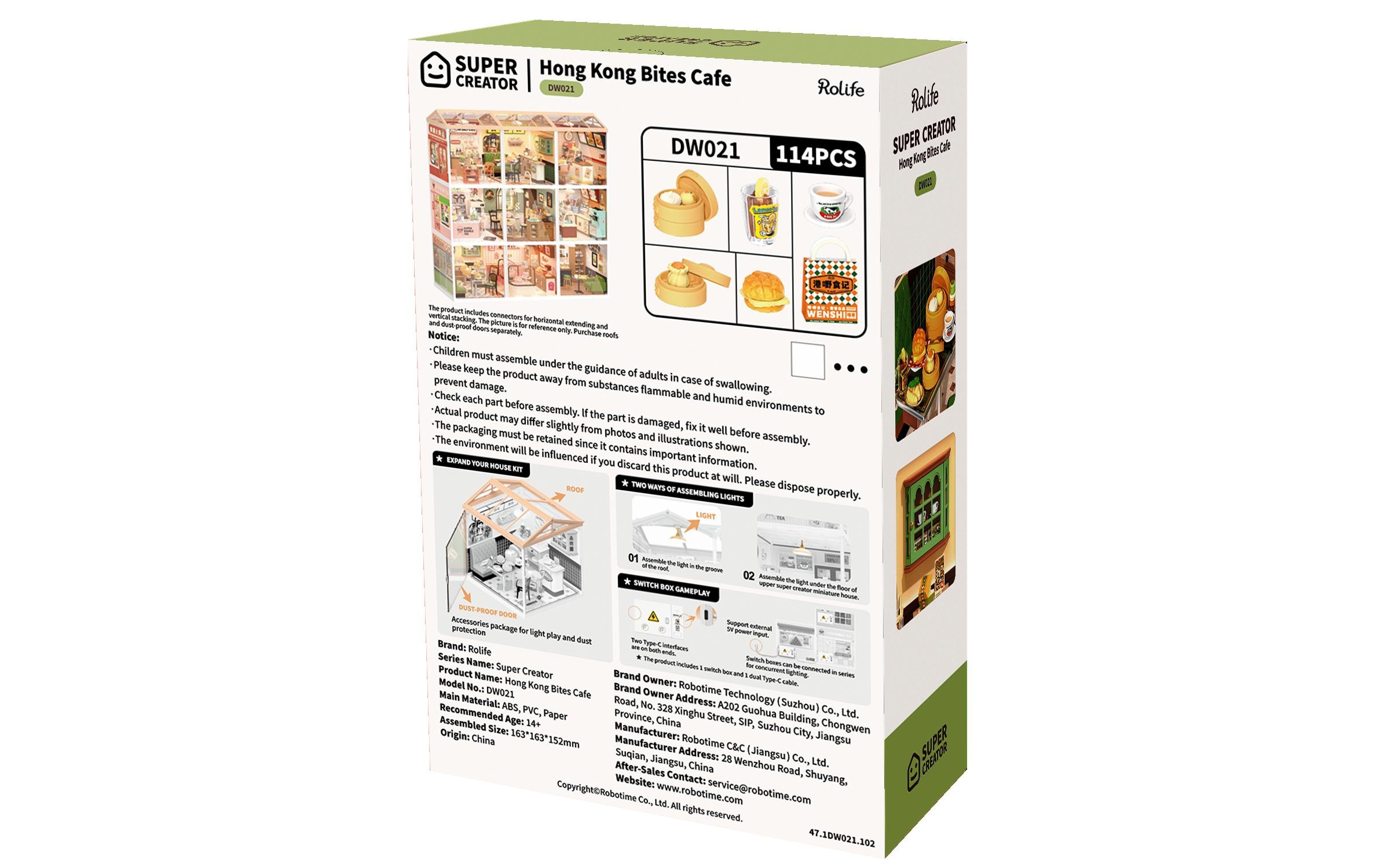   Kit de modèles réduits »RoboTime Hong Kong Bites Cafe«