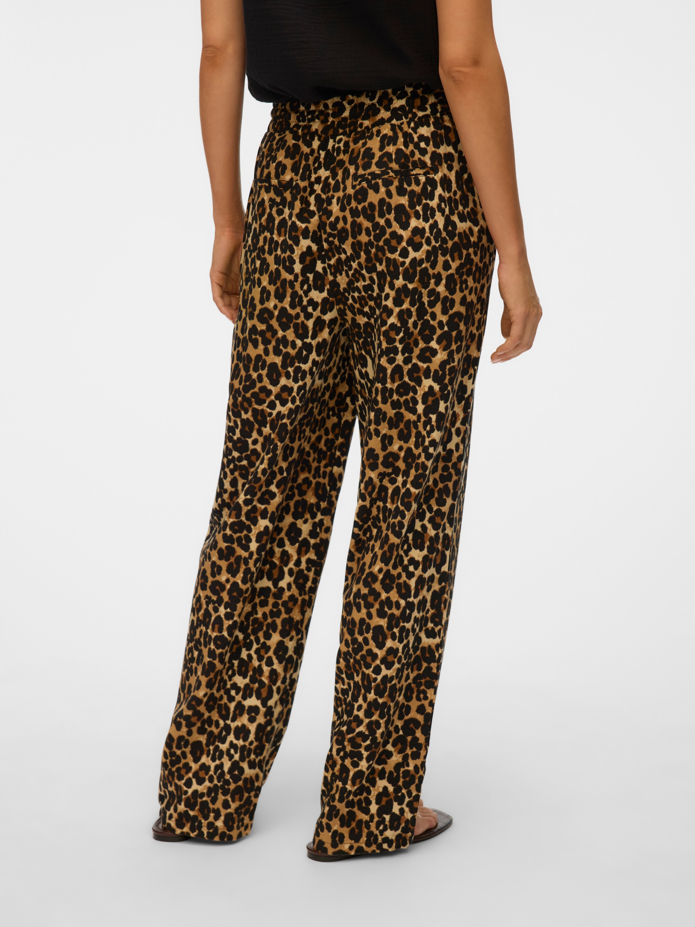 Vero Moda Schlupfhose »VMJESMILO WIDE PANTS GA NOOS«, mit Leinen
