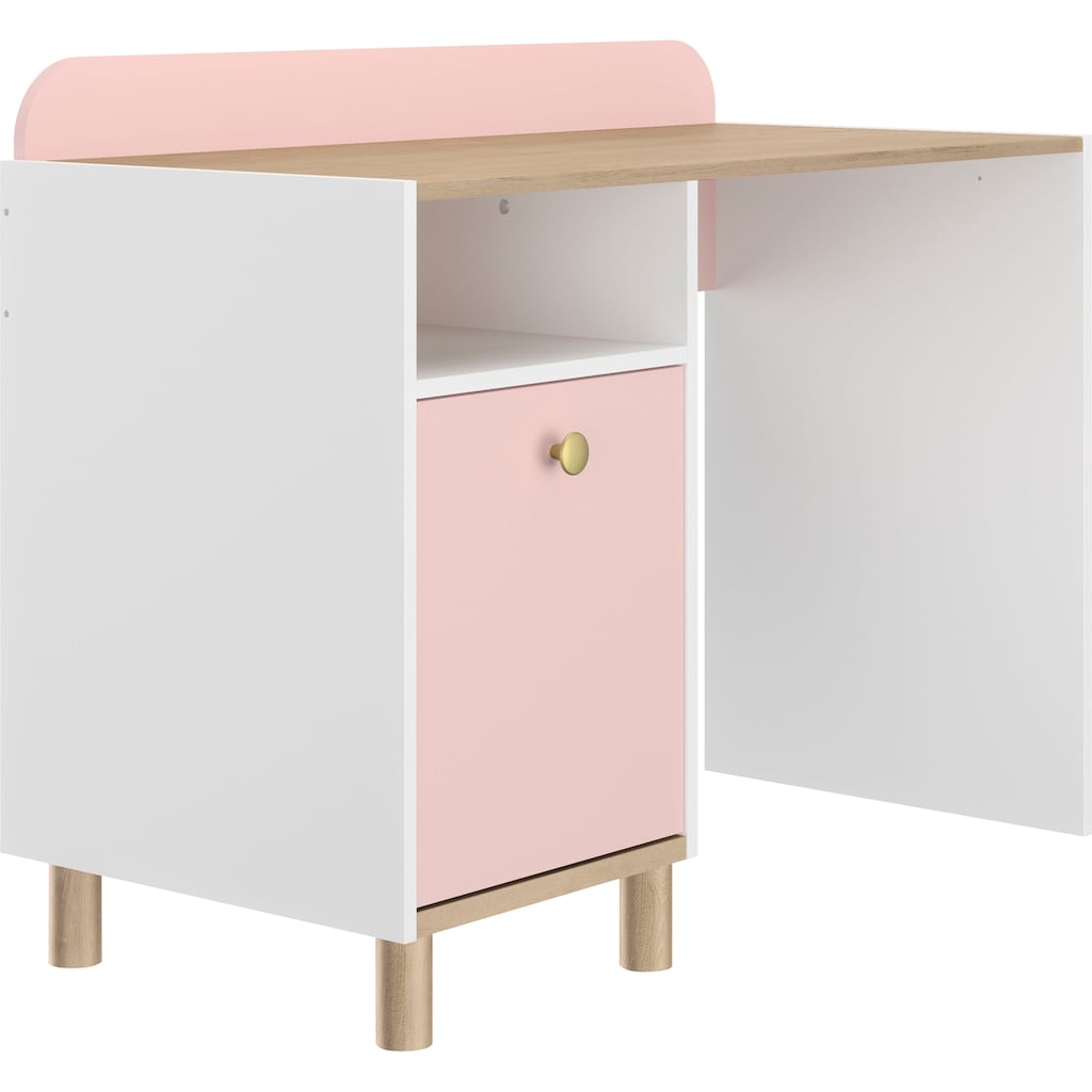Gami Schreibtisch »Romy«, (1 St.), Elegantes Design für eine sanfte und feminine Atmosphäre.