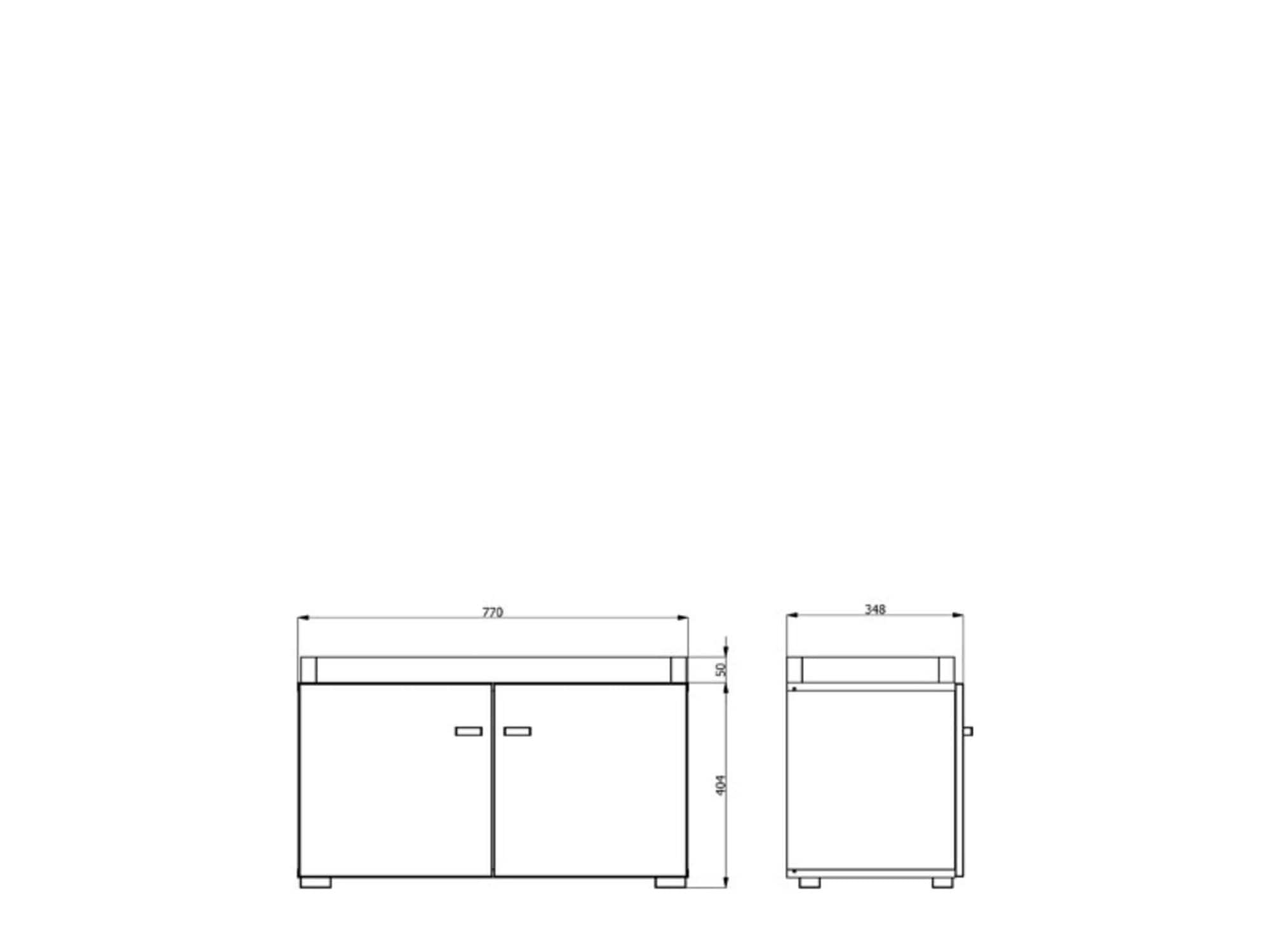 Home affaire Banc à chaussures »Rathlin, Schuhschrank, Schuhregal, Schuhtruhe, Schuhkommode, Sitzbank« mit abnehmbarem Sitzkissen, zwei Türen (dahinter zwei Fächer)