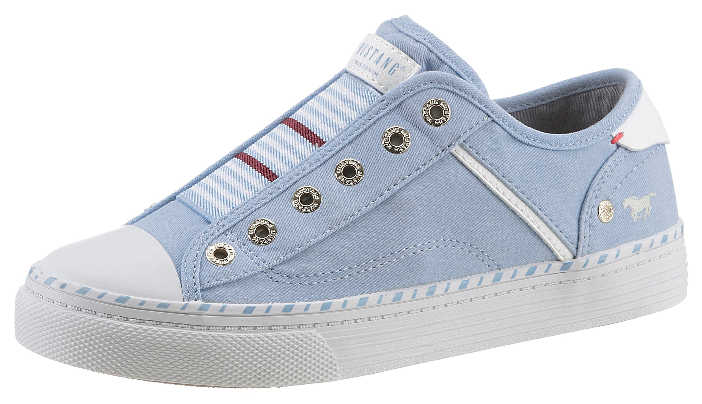 Mustang Shoes Slip-On Sneaker, mit praktischem Gummizug kaufen