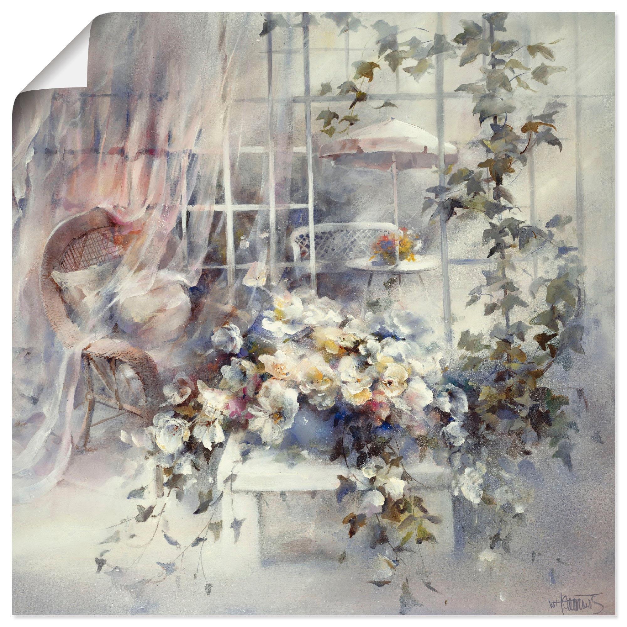 Image of Artland Wandbild "Bezaubernde Moment" Blumen 1 Stk. tlg. als Leinwandbild, Poster in verschied. Grössen