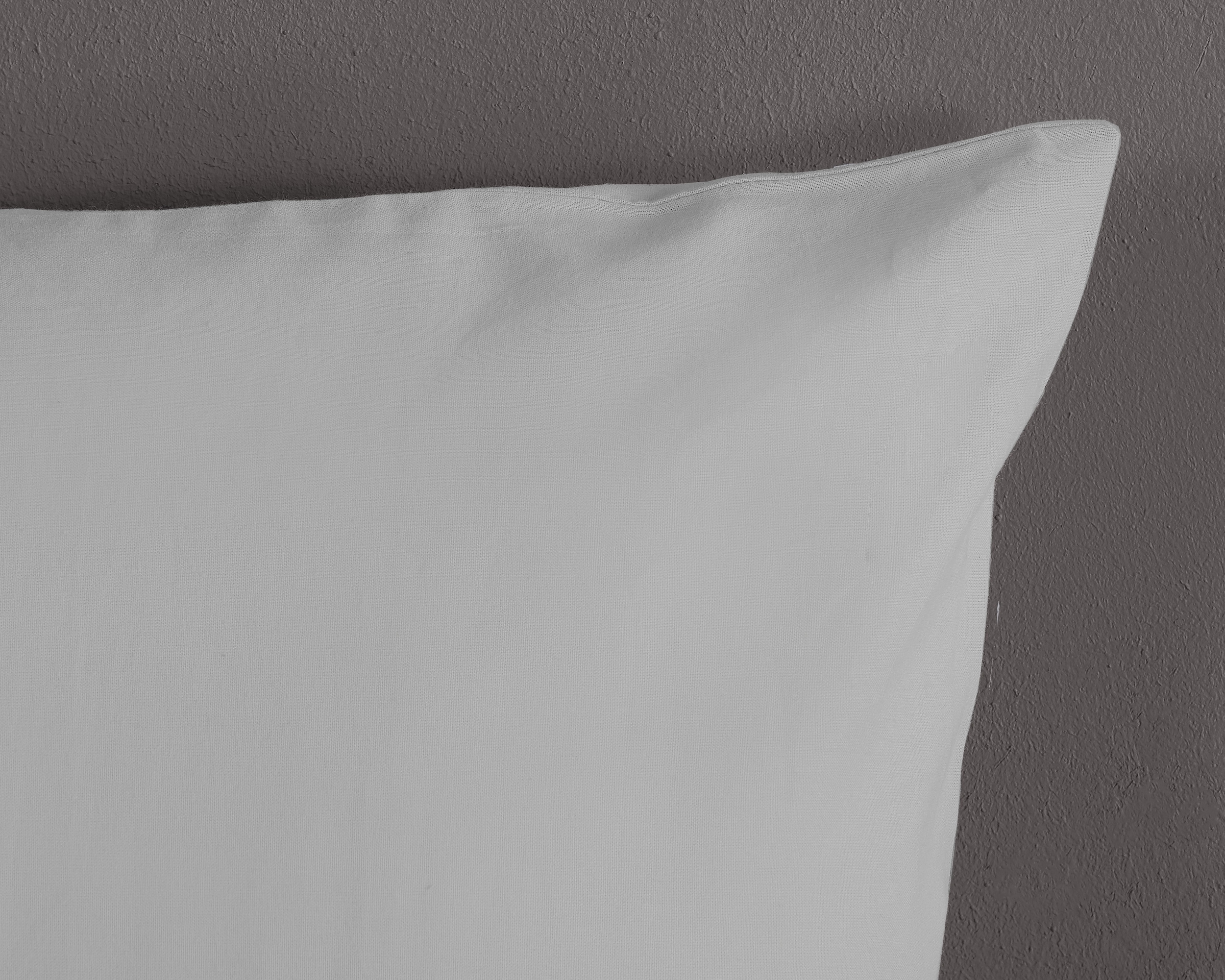 PURE luxury collection Bettwäsche »Pure uni«, Mikrofaser, Pflegeleicht, Weich, Uni, Unifarben, Reissverschluss