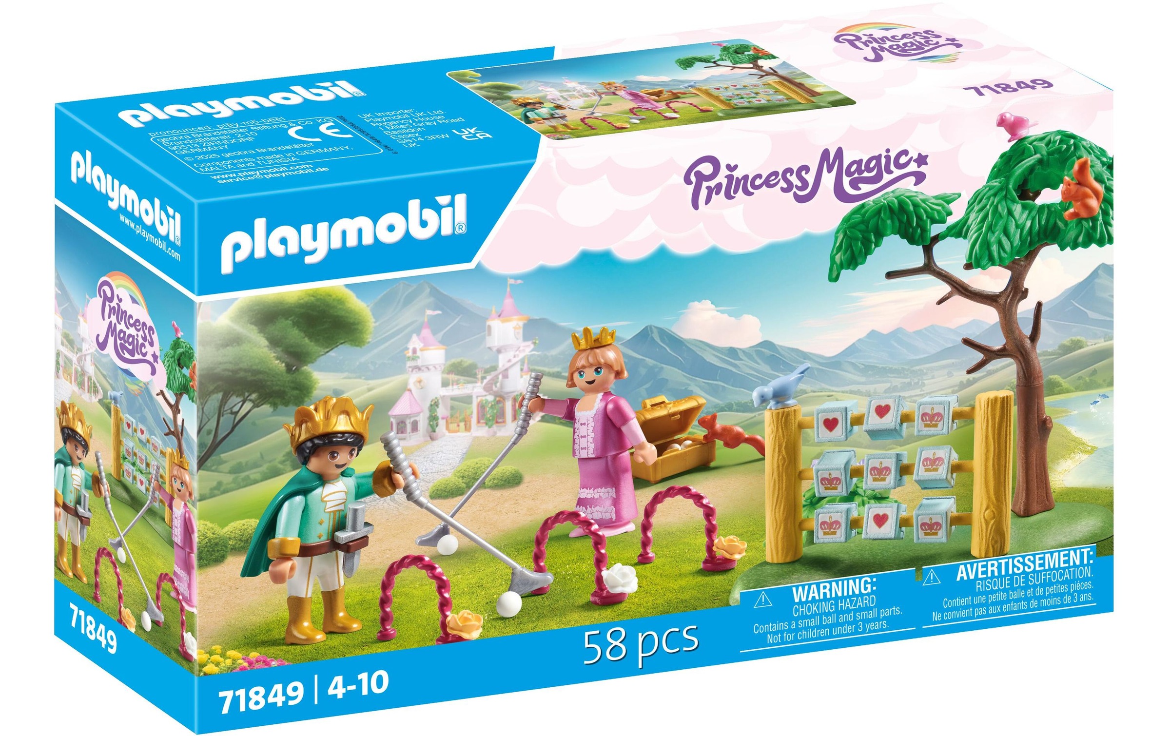 Image of Playmobil Spielbausteine "Princess Magic Königskinder im Spielgarten 71849"