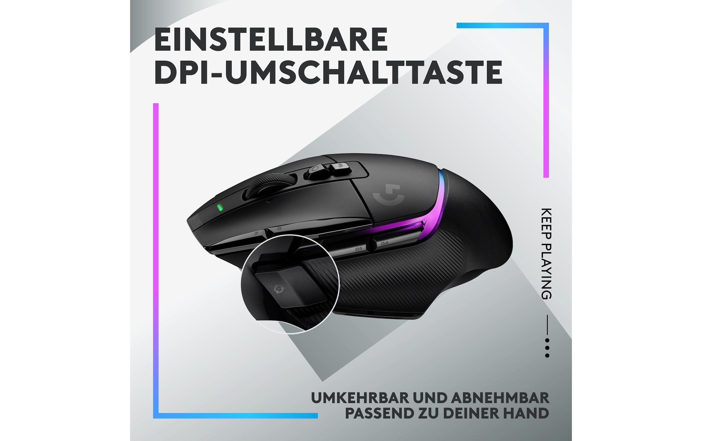 Logitech Gaming-Maus »G502 X Plus black«, kabellos-USB