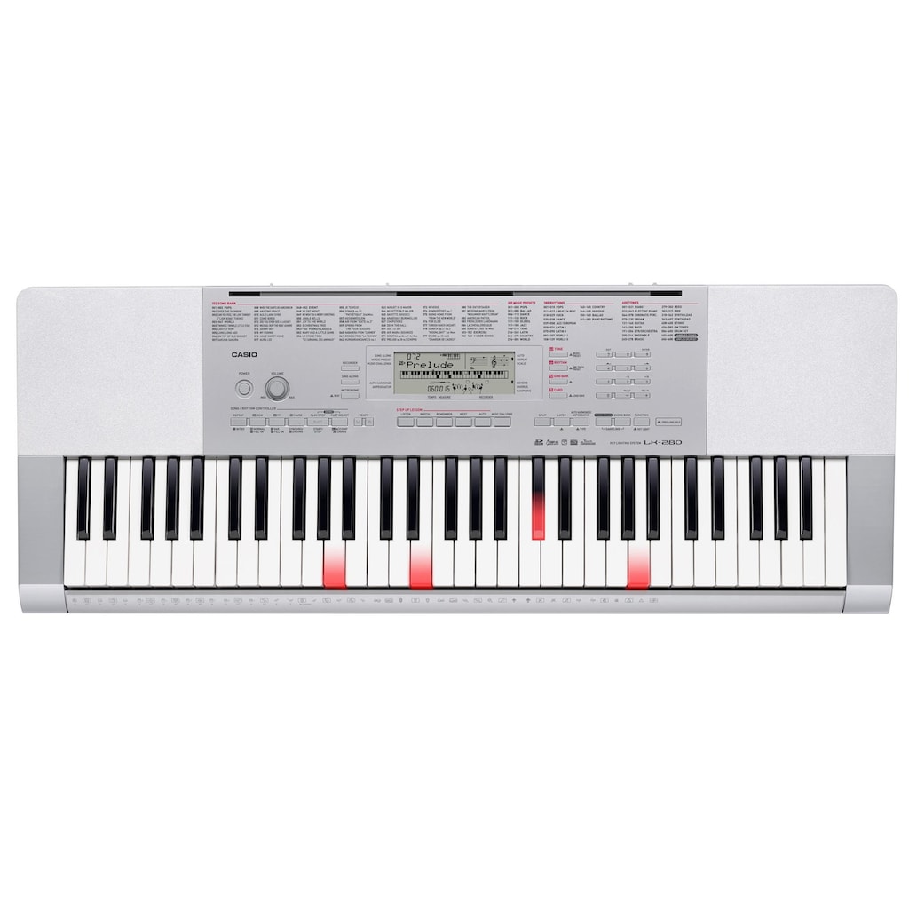 CASIO Keyboard »Kinder-Keyboard LK-280«, (Set), mit Leuchttasten