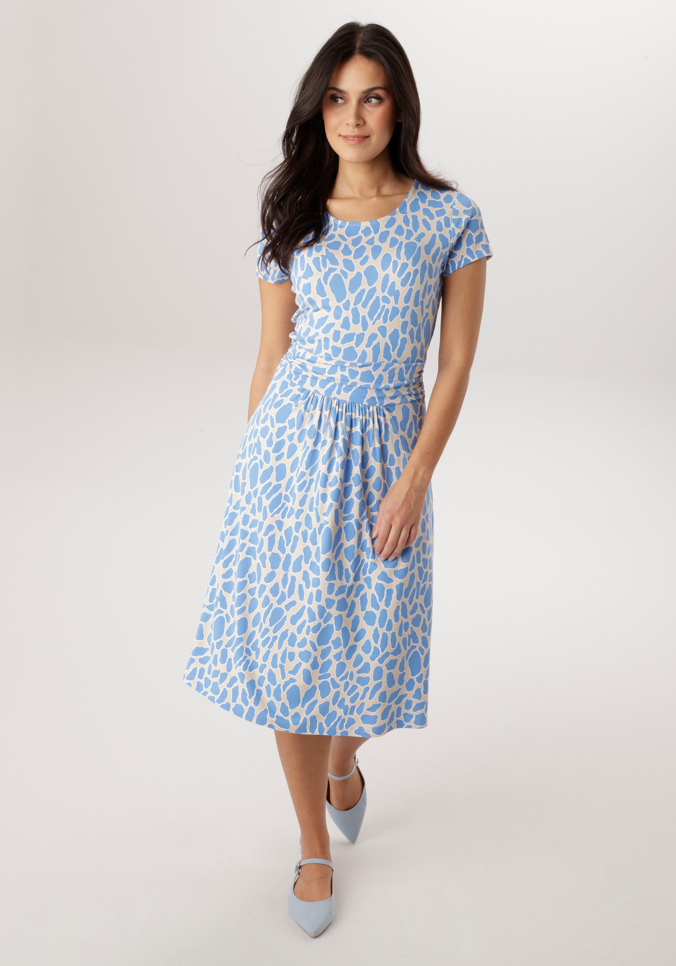 Image of Aniston SELECTED Jerseykleid mit gerafftem Bund in der Taille - NEUE KOLLEKTION