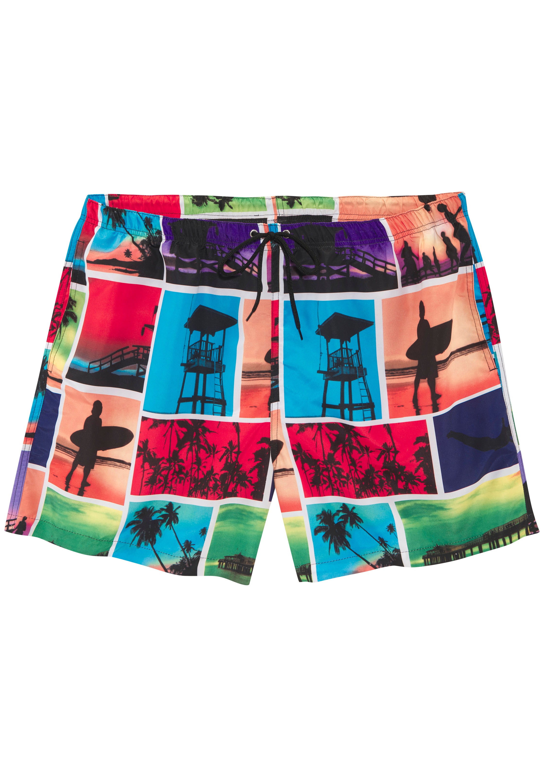 Image of John Devin Badeshorts mit Fotoprint-Design
