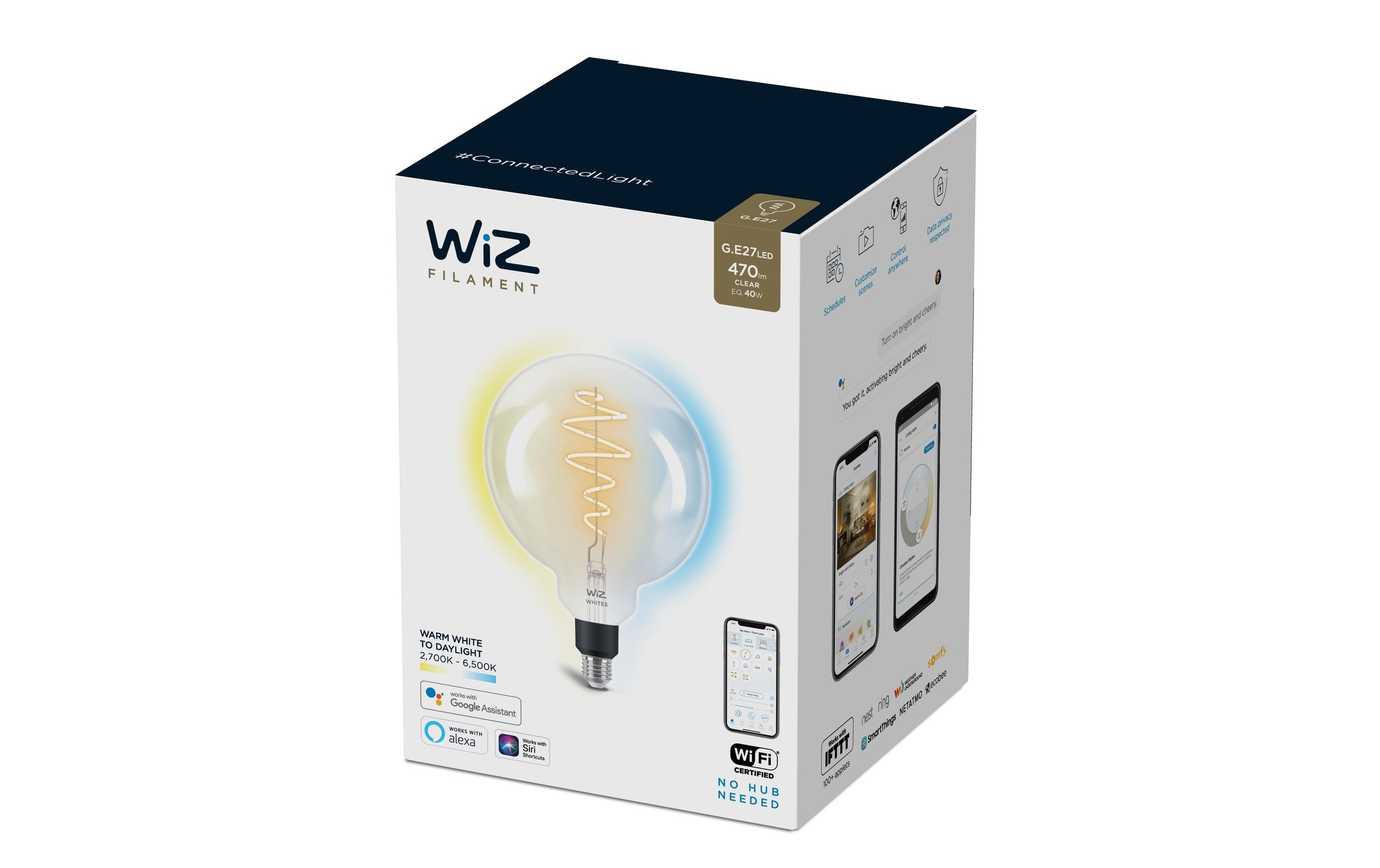 Spezialleuchtmittel »WiZ G200«, E27, Neutralweiss-Tageslichtweiss-Kaltweiss-Warmweiss