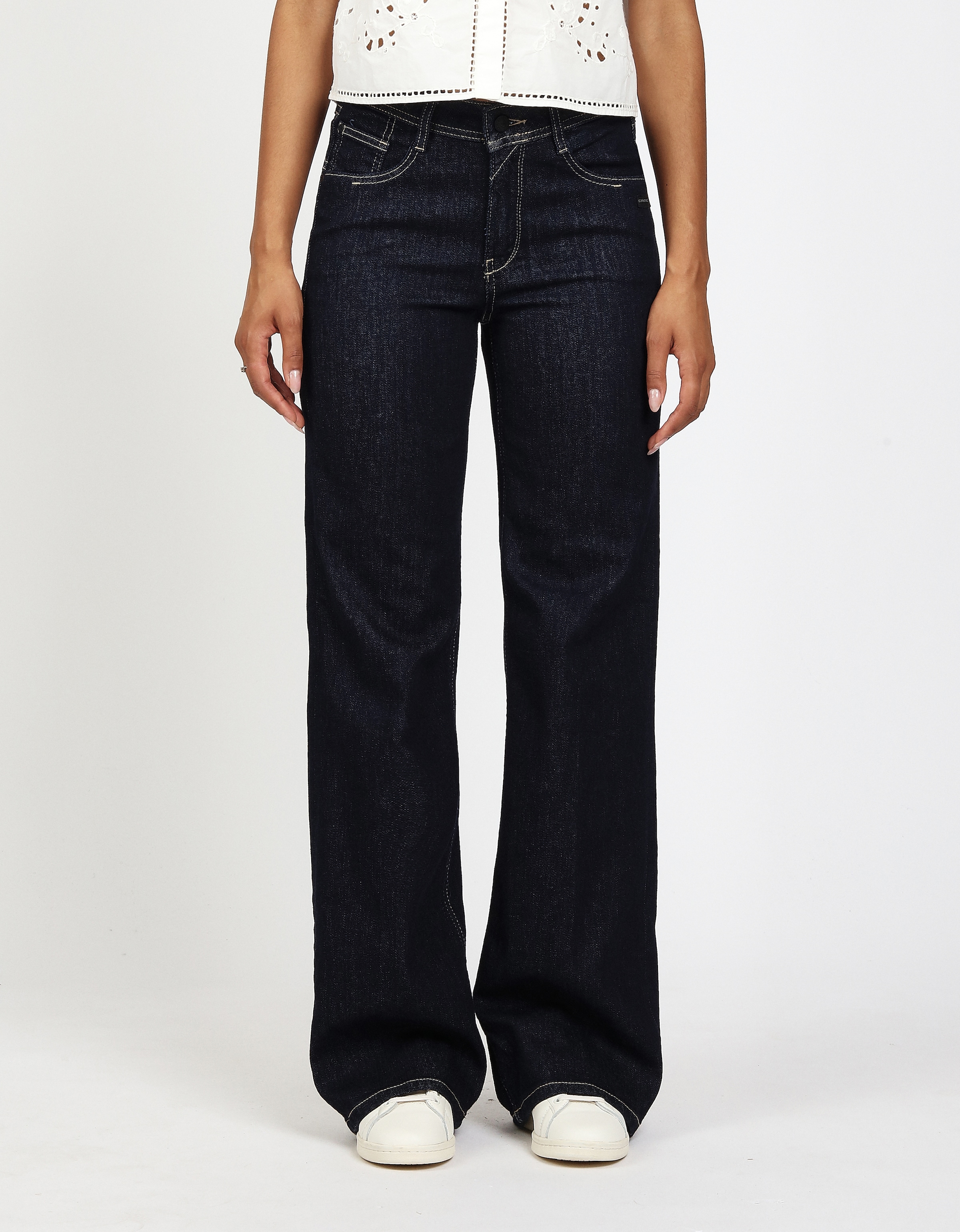 Image of GANG 5-Pocket-Jeans "94AMELIE WIDE LONG" Long = 4 cm länger