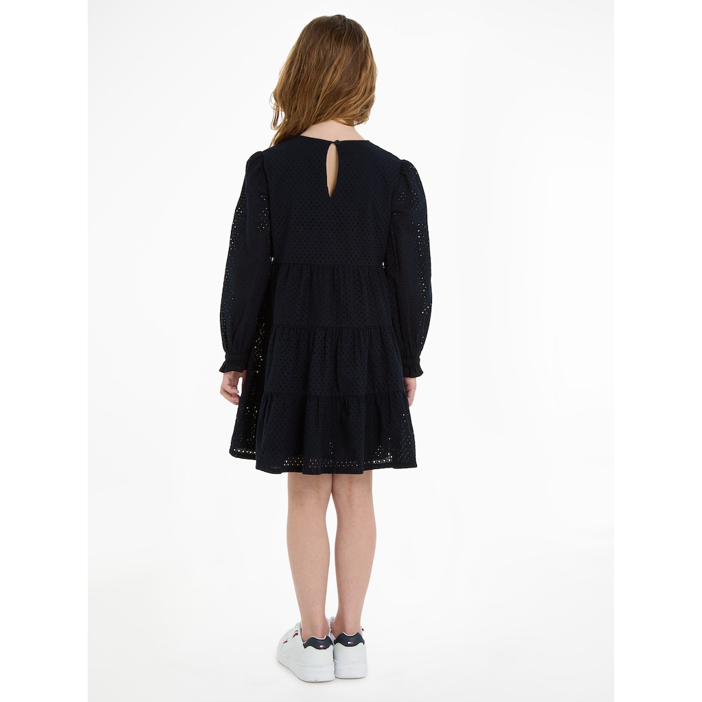 Tommy Hilfiger Volantkleid »BRODERIE ANGLAISE DRESS«