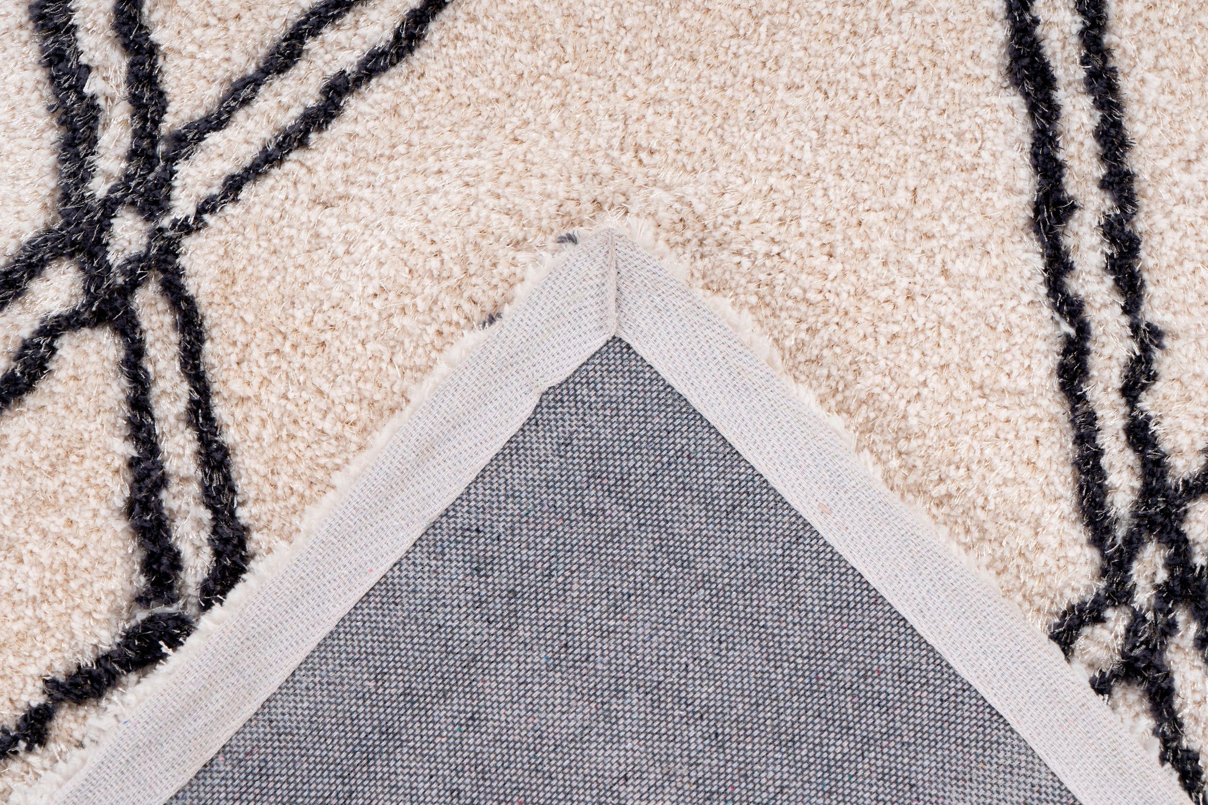 my home Hochflor-Teppich »Alva«, rechteckig, 27 mm Höhe, Wohnzimmer