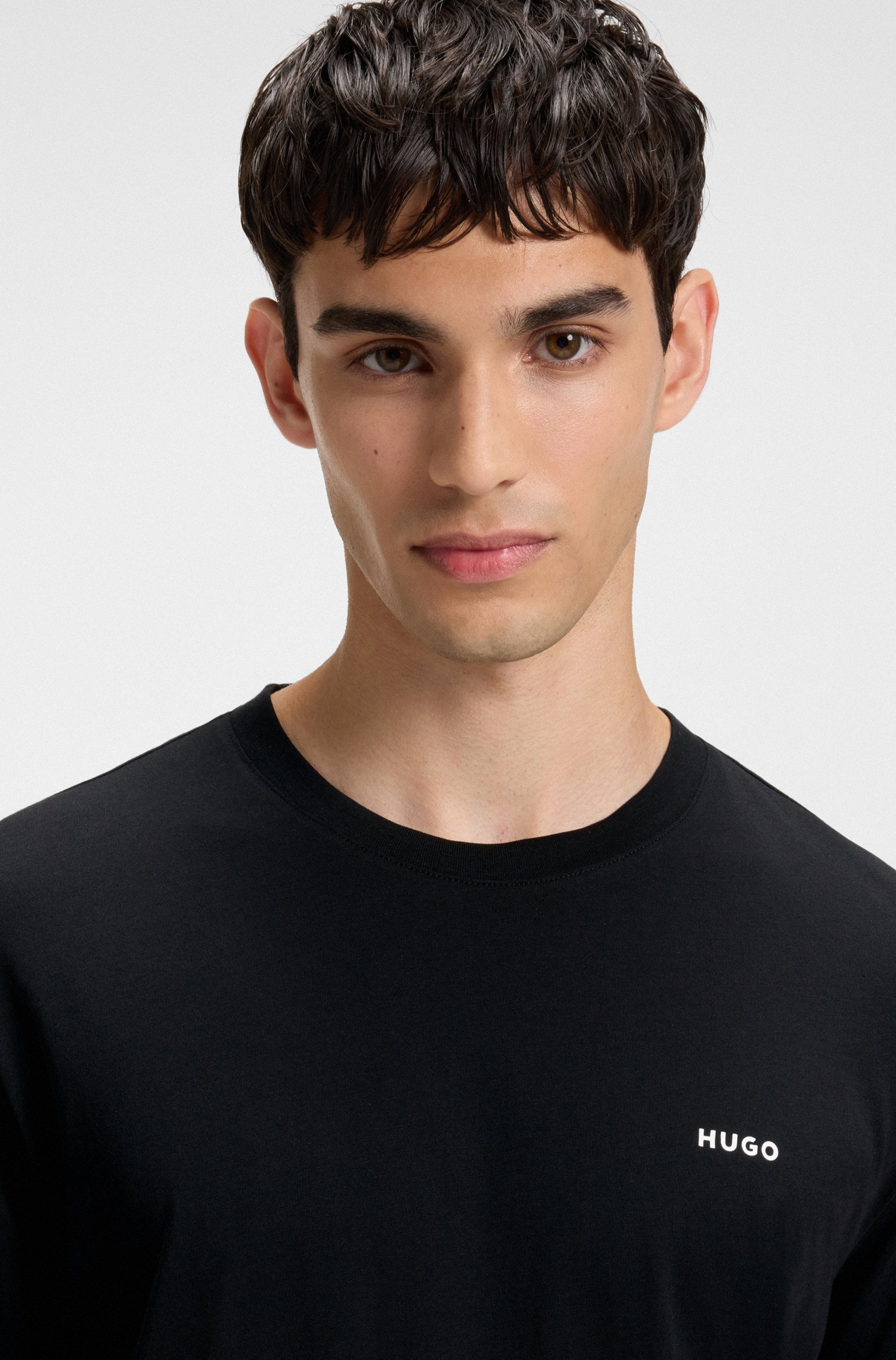 HUGO T-shirt »Dero« Rundhalsausschnitt, Regular Fit, Basic Must Have