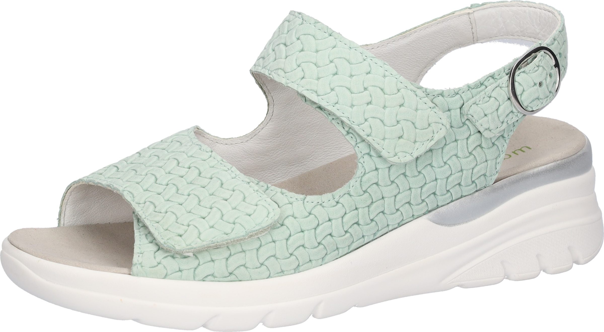 Image of Waldläufer Keilsandalette "H-IVY" Sommerschuh, Klettsandale, Bequemschuh in Komfortweite H (= sehr weit)
