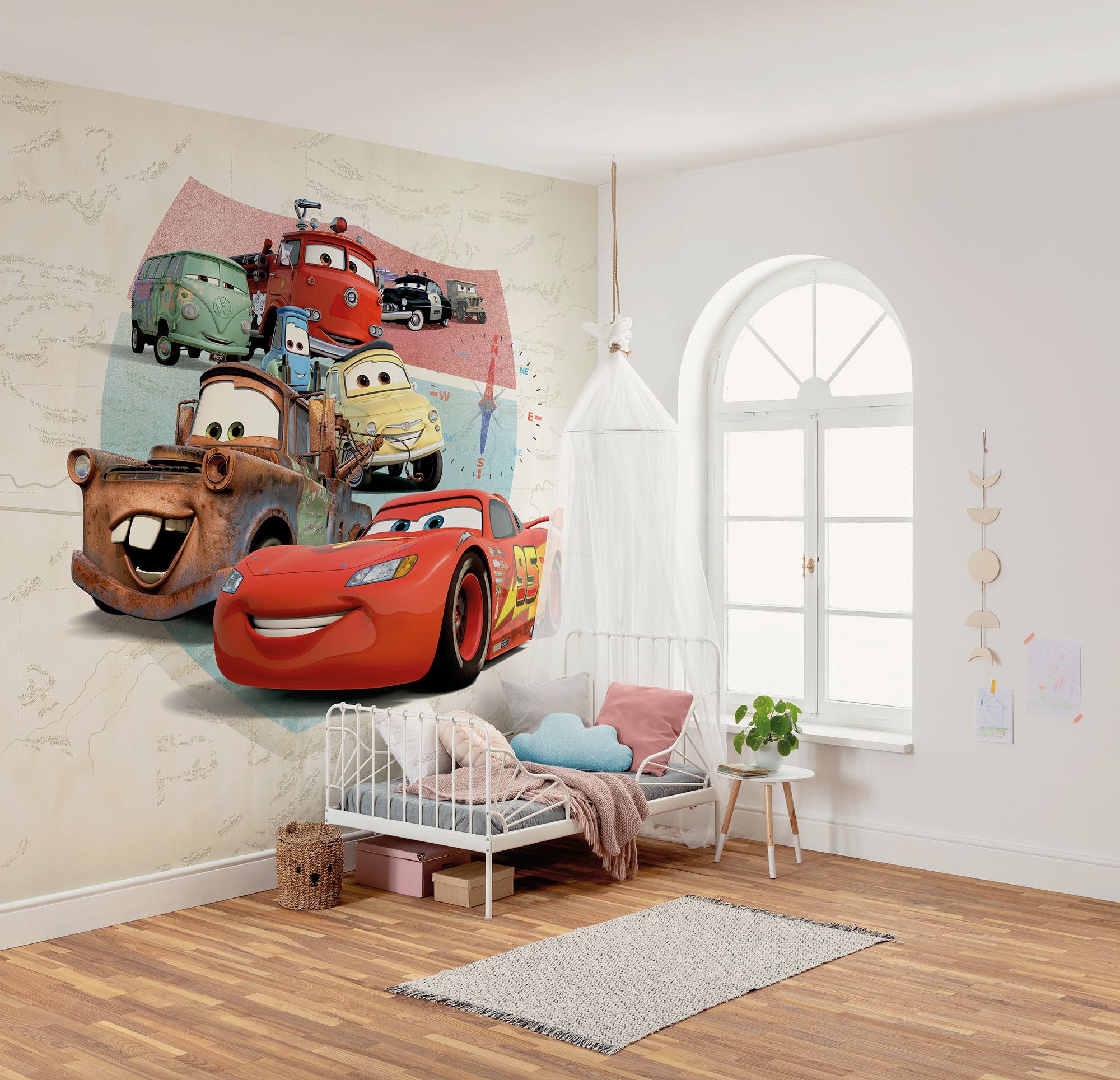 Image of Komar Kindertapete "Disney and Pixar Cars Open Road" bedruckt glatt
