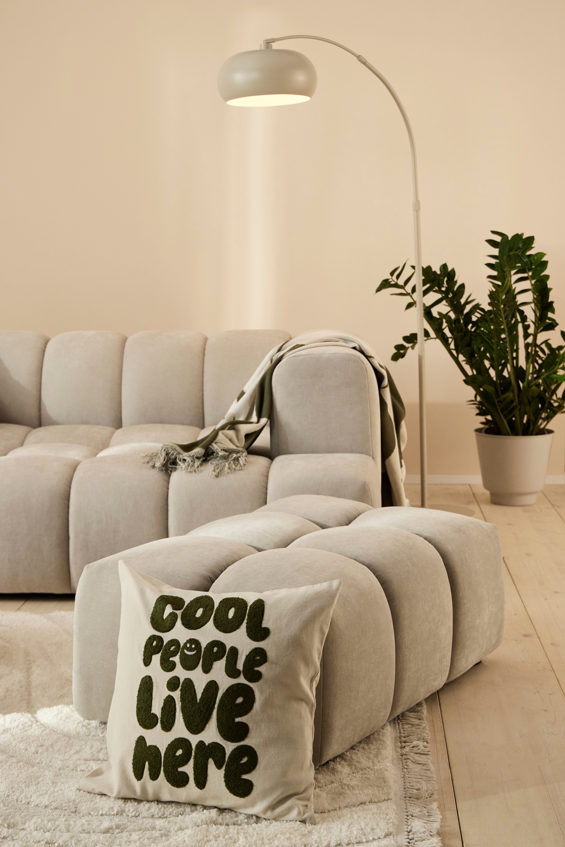 homsy by Ana Johnson Canapé Big »»L« BOUBELLE Design-Sofa mit Steppung, Bubble-Optik, Breite 246 cm« 4-Sitzer mit Wellenunterfederung, L Sitztiefe 63 cm